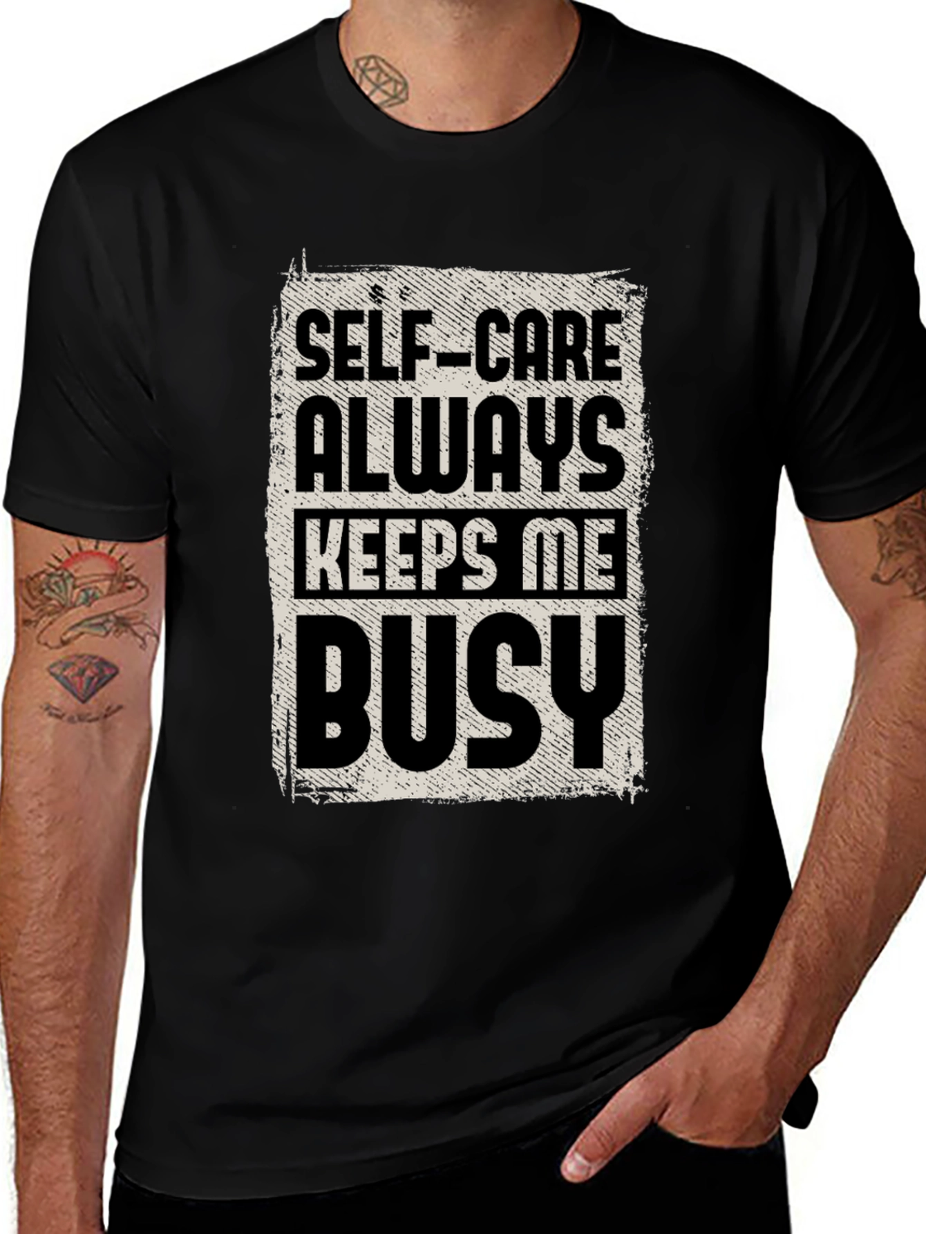 Variant 19 of Self-Care Always Keeps Me Busy Graphic Tee