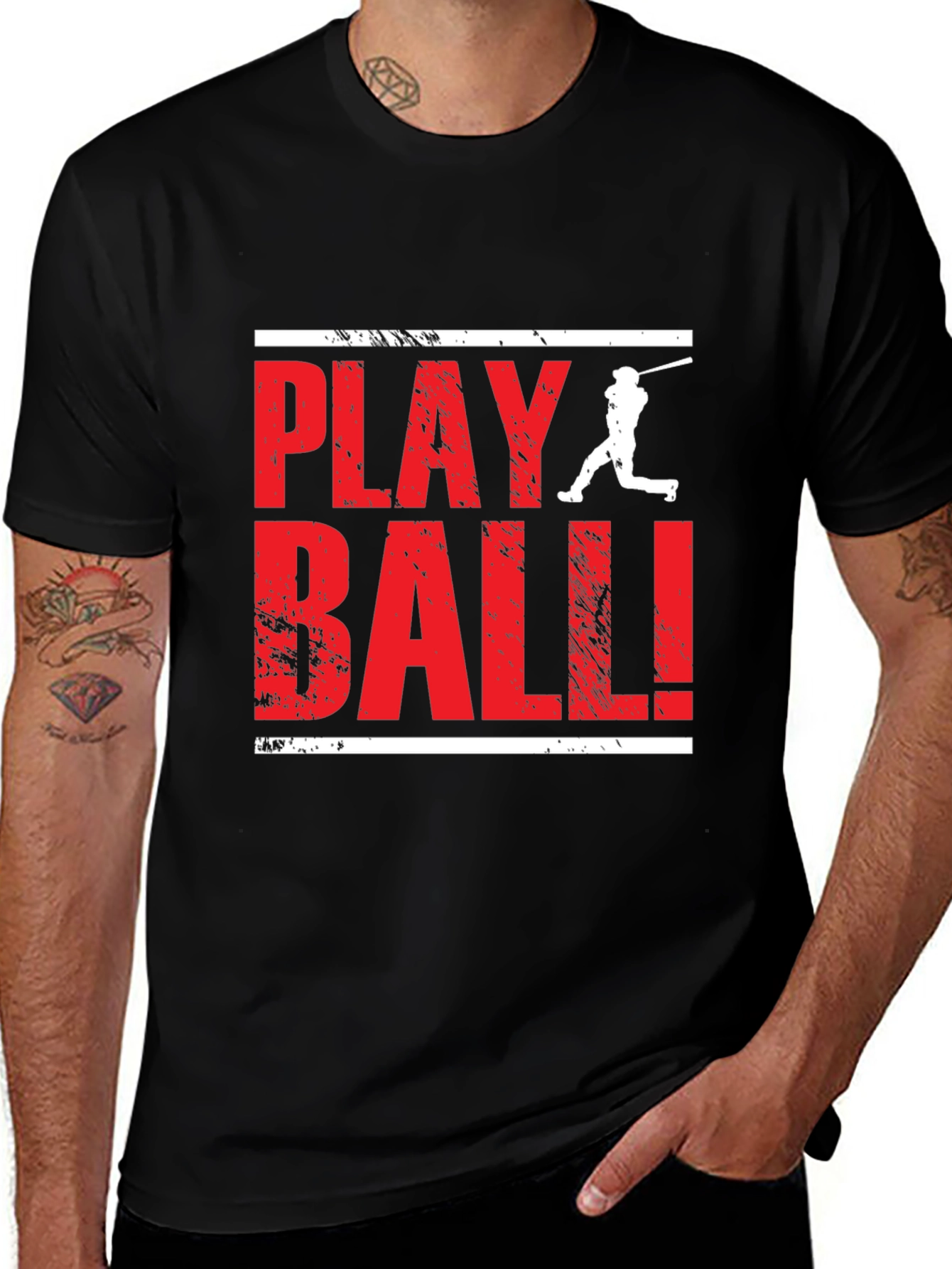 Variant 18 of Play Ball Graphic Tee - Baseball Fan Shirt