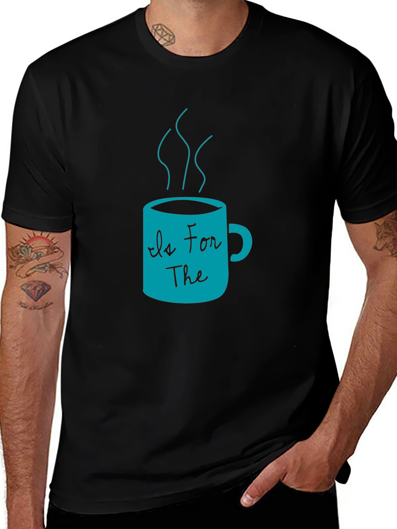 Variant 25 of Coffee Lover T-Shirt - "C Is For The"
