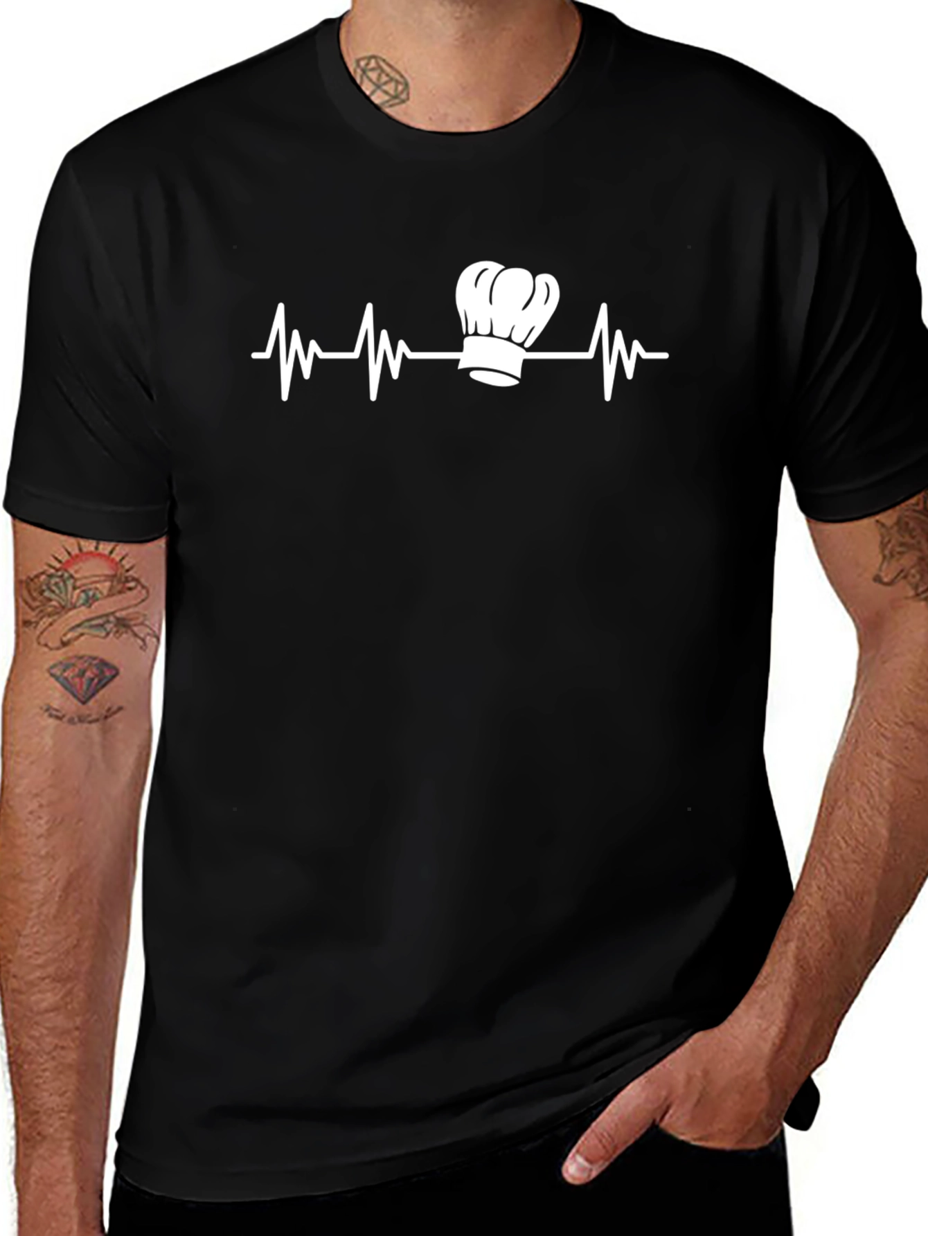 Chef Heartbeat T-Shirt - Culinary Passion