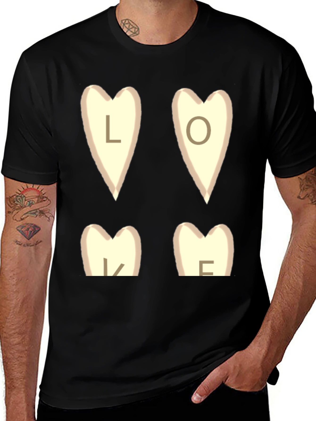 Variant 30 of Love Mom Heart T-Shirt - Trendy Graphic Tee