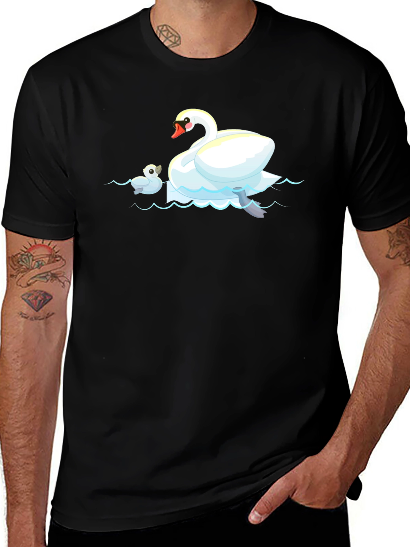 Variant 26 of Swan & Duckling Graphic Tee