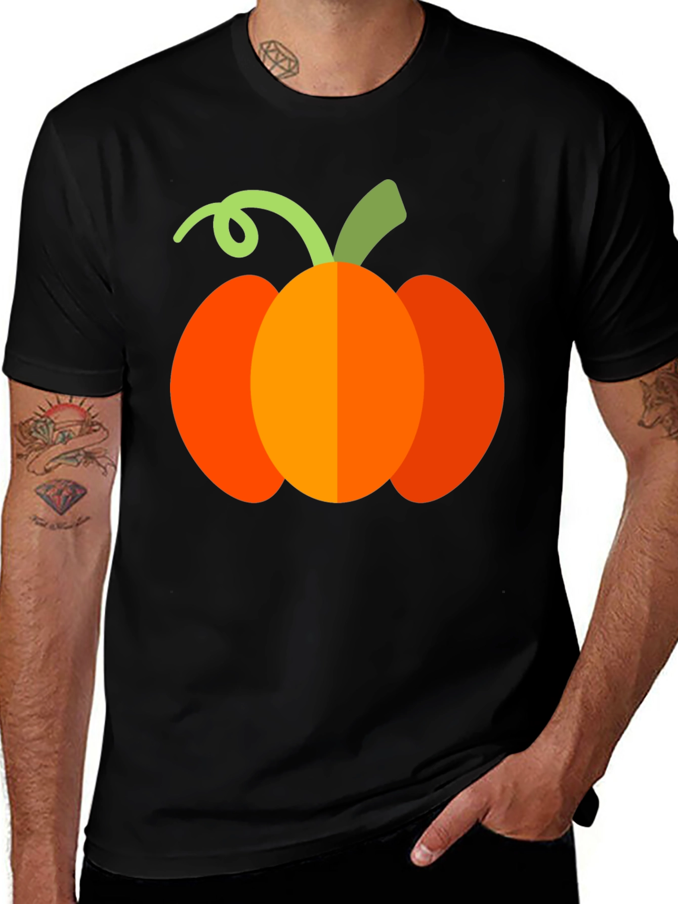 Pumpkin Graphic Tee - Halloween Style