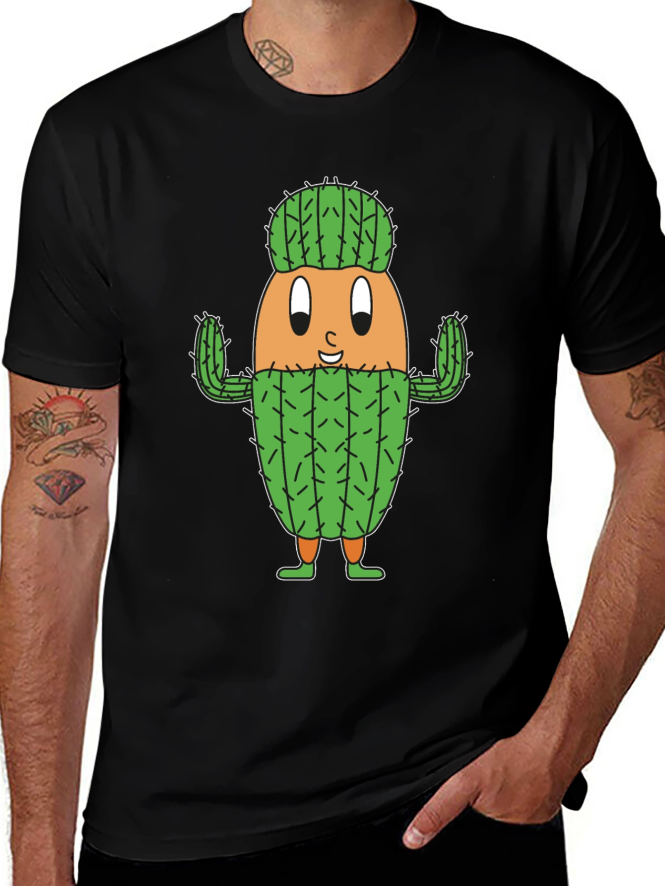 Variant 7 of Funny Cactus Egg T-Shirt - Quirky Design