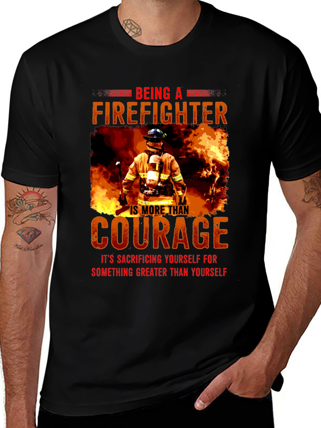 Variant 28 of Firefighter Courage T-Shirt