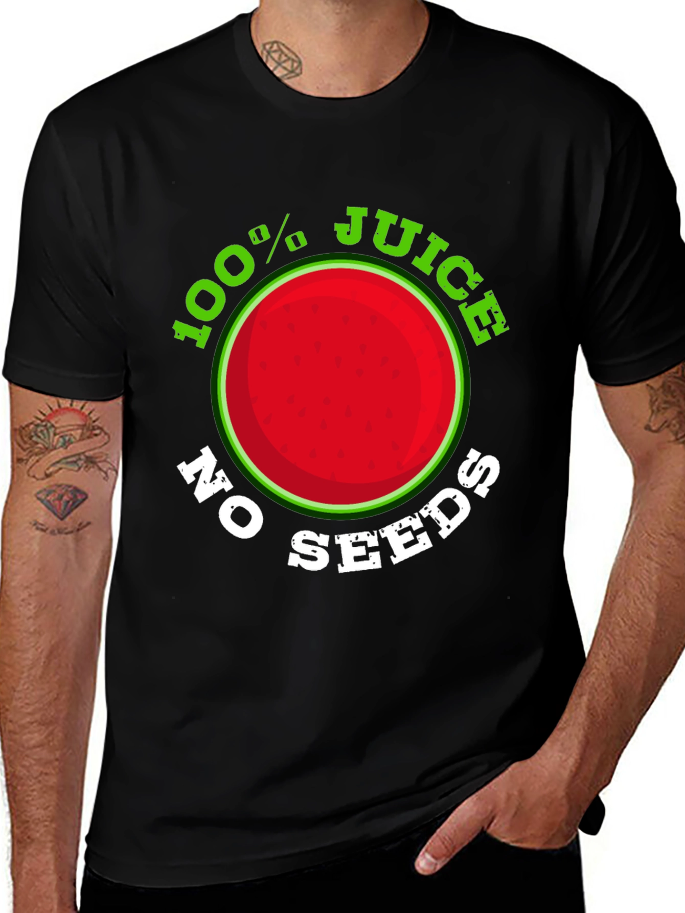 Variant 16 of 100% Juice No Seeds Graphic T-Shirt