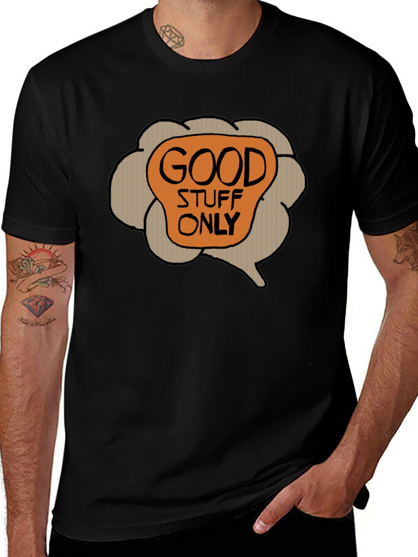 Variant 24 of Good Stuff Only Graphic Tee - Cool Casual Comfort