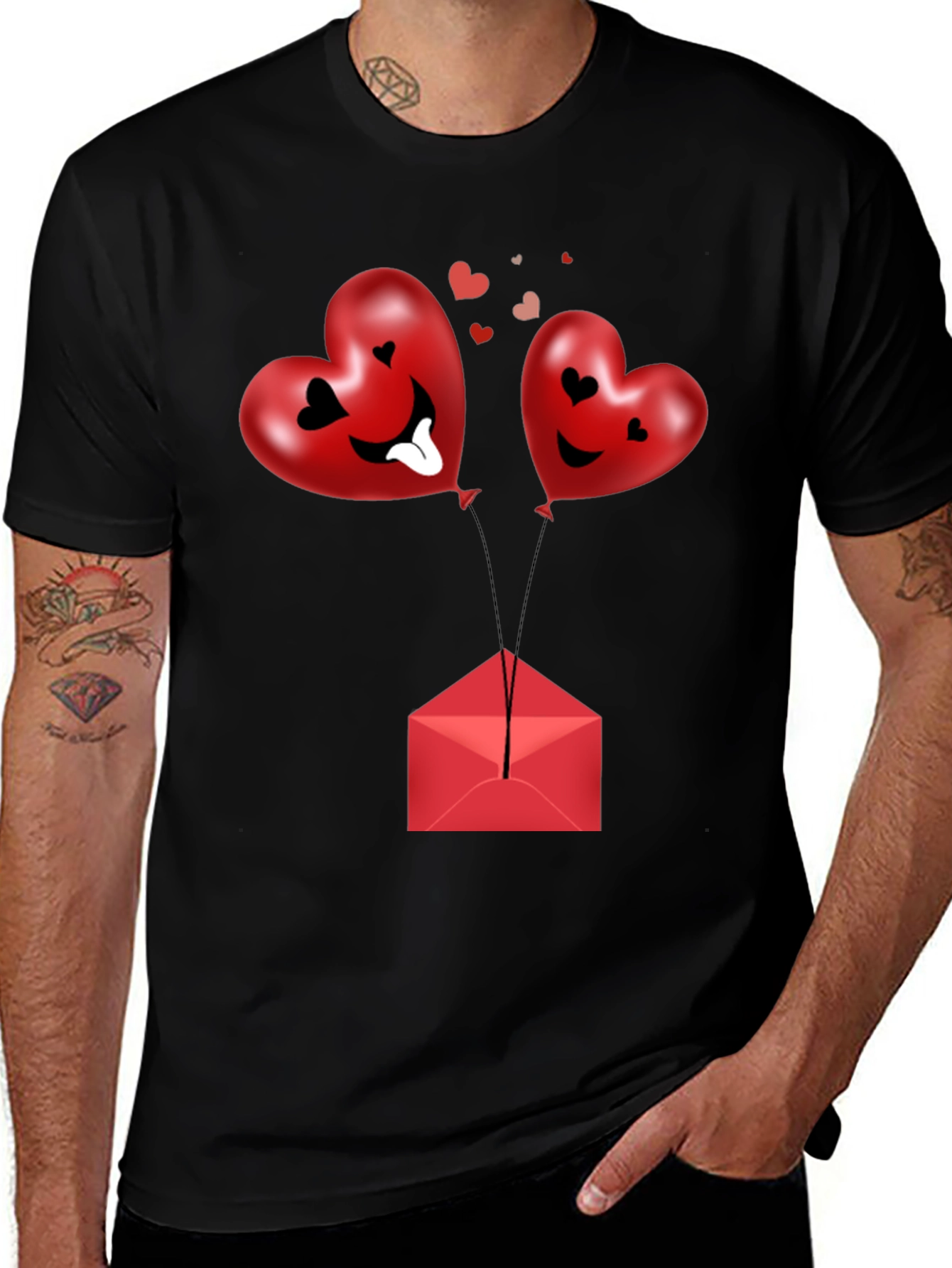Variant 19 of Heart Balloon Graphic Tee