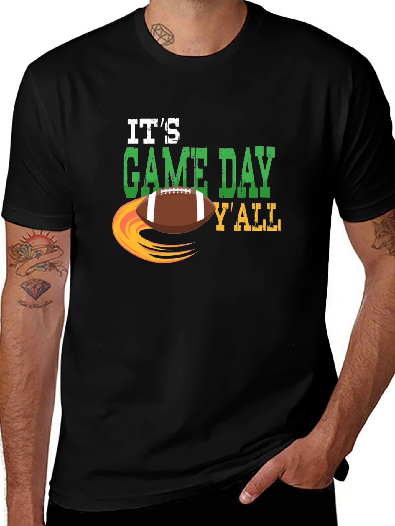 Variant 9 of Game Day Football Graphic Tee