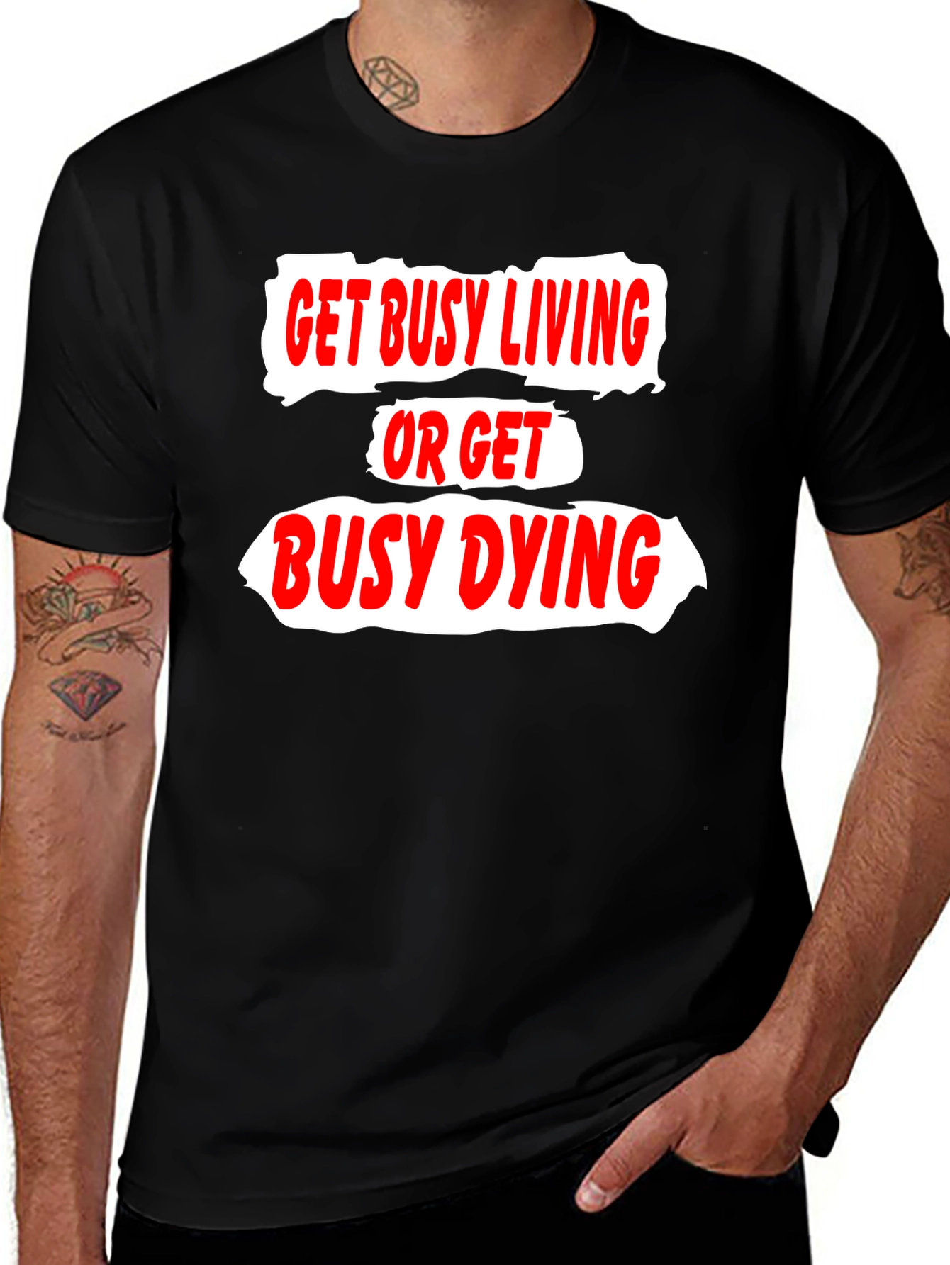 Variant 5 of Get Busy Living T-Shirt