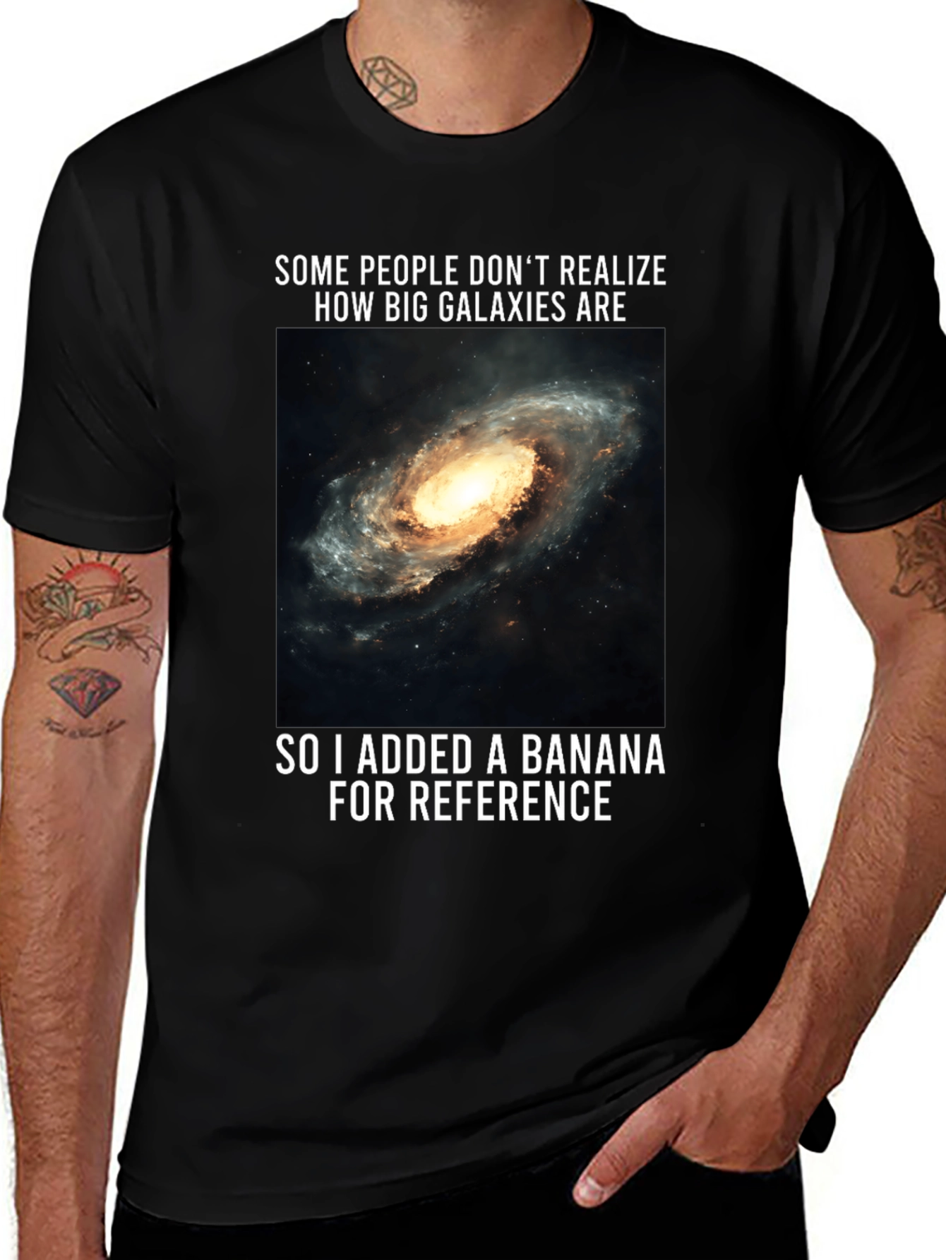 Variant 2 of Galaxy Banana Reference T-Shirt