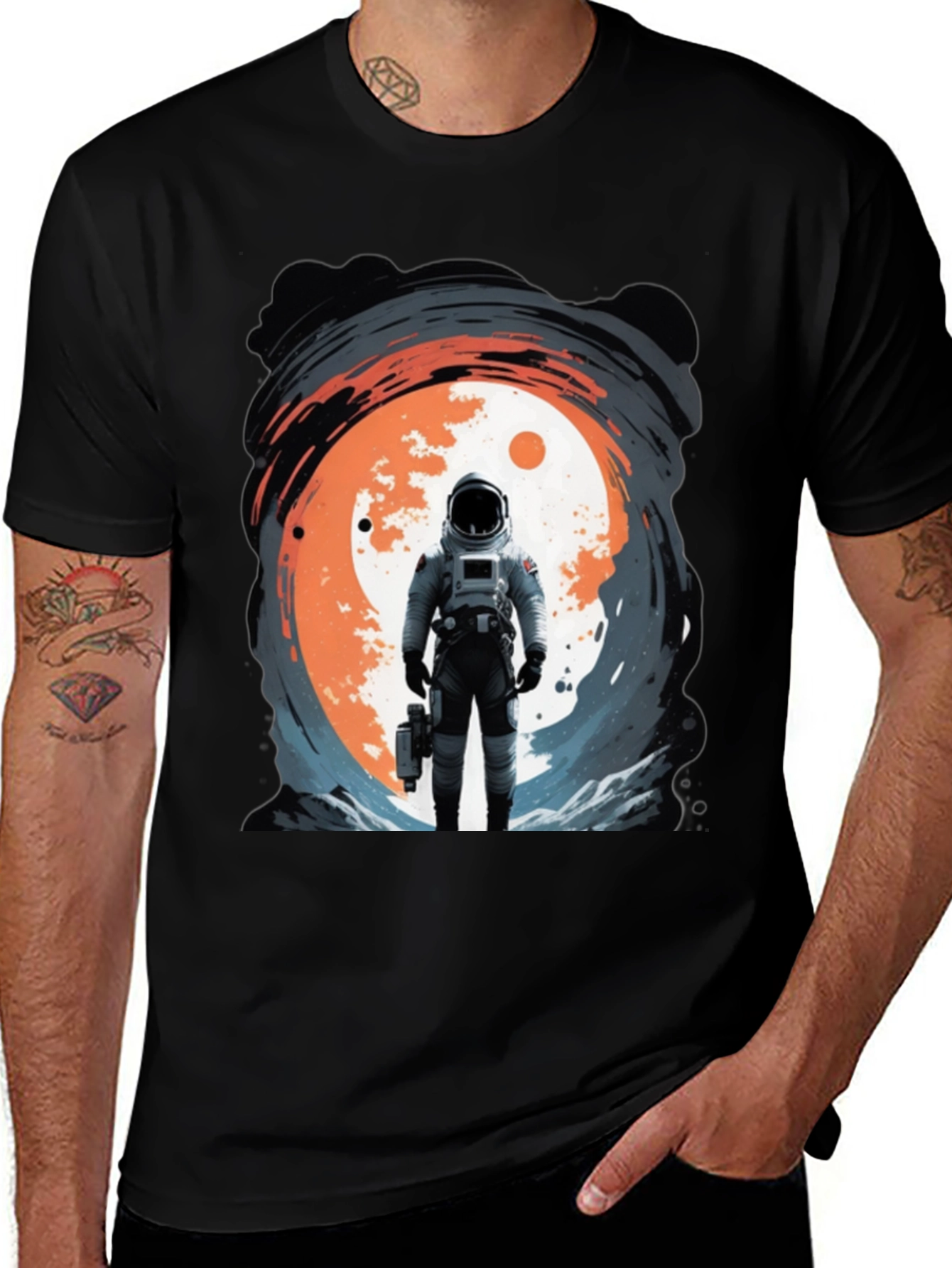 Astronaut Graphic Tee - Space Explorer Shirt