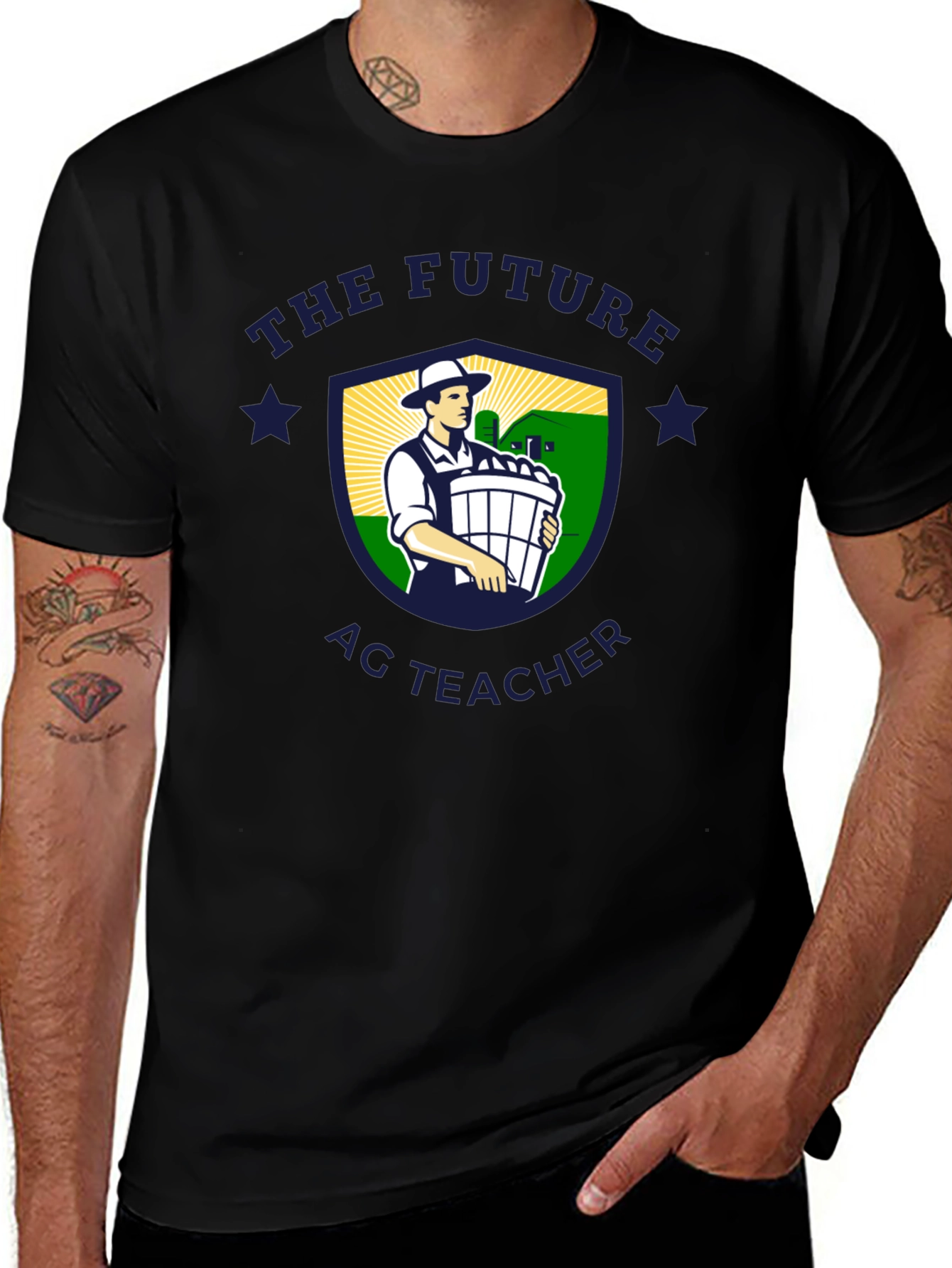 Variant 27 of Future Ag Teacher T-Shirt - Farm Life