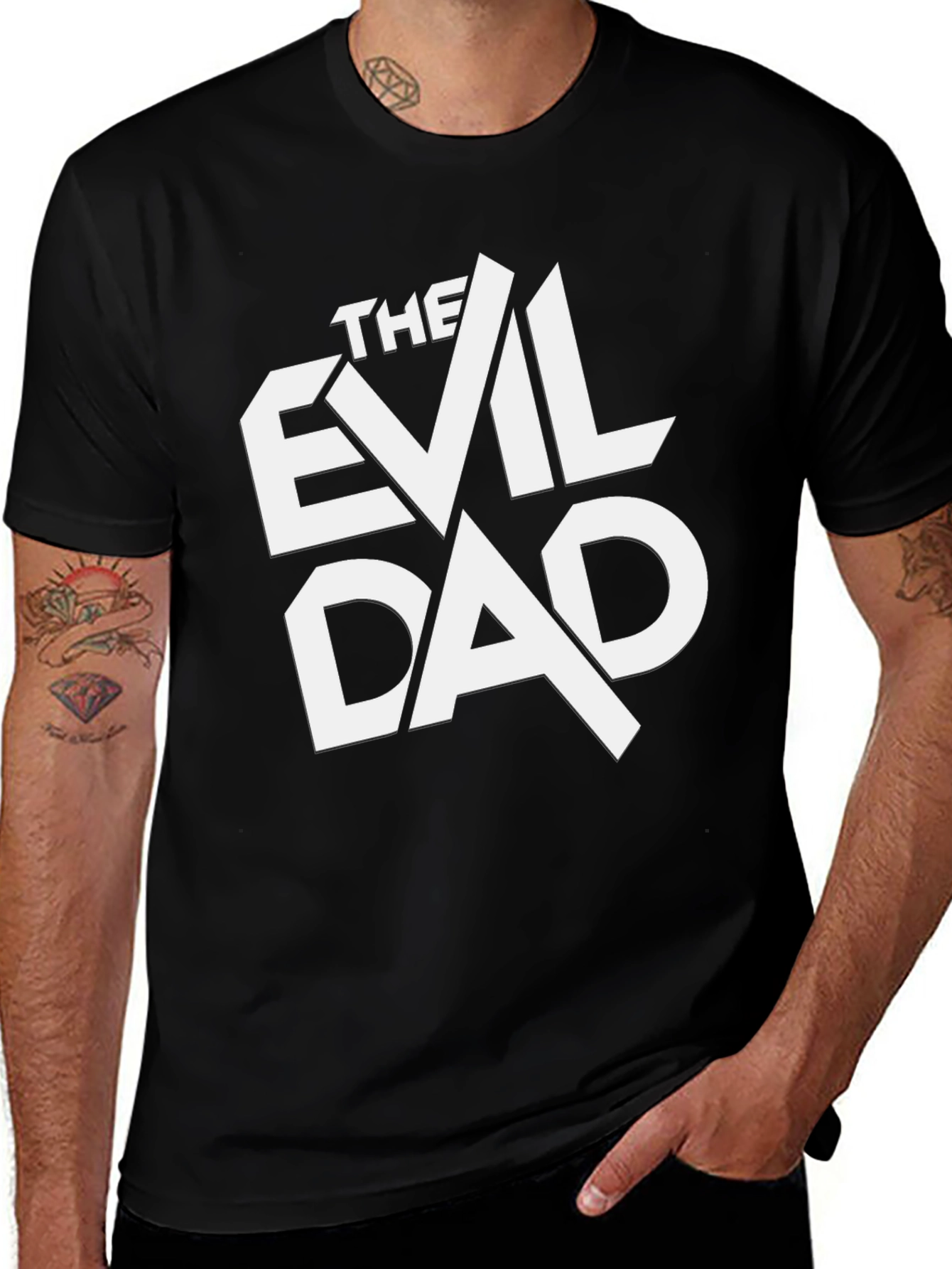 Variant 11 of The Evil Dad T-Shirt - Cool Graphic Tee