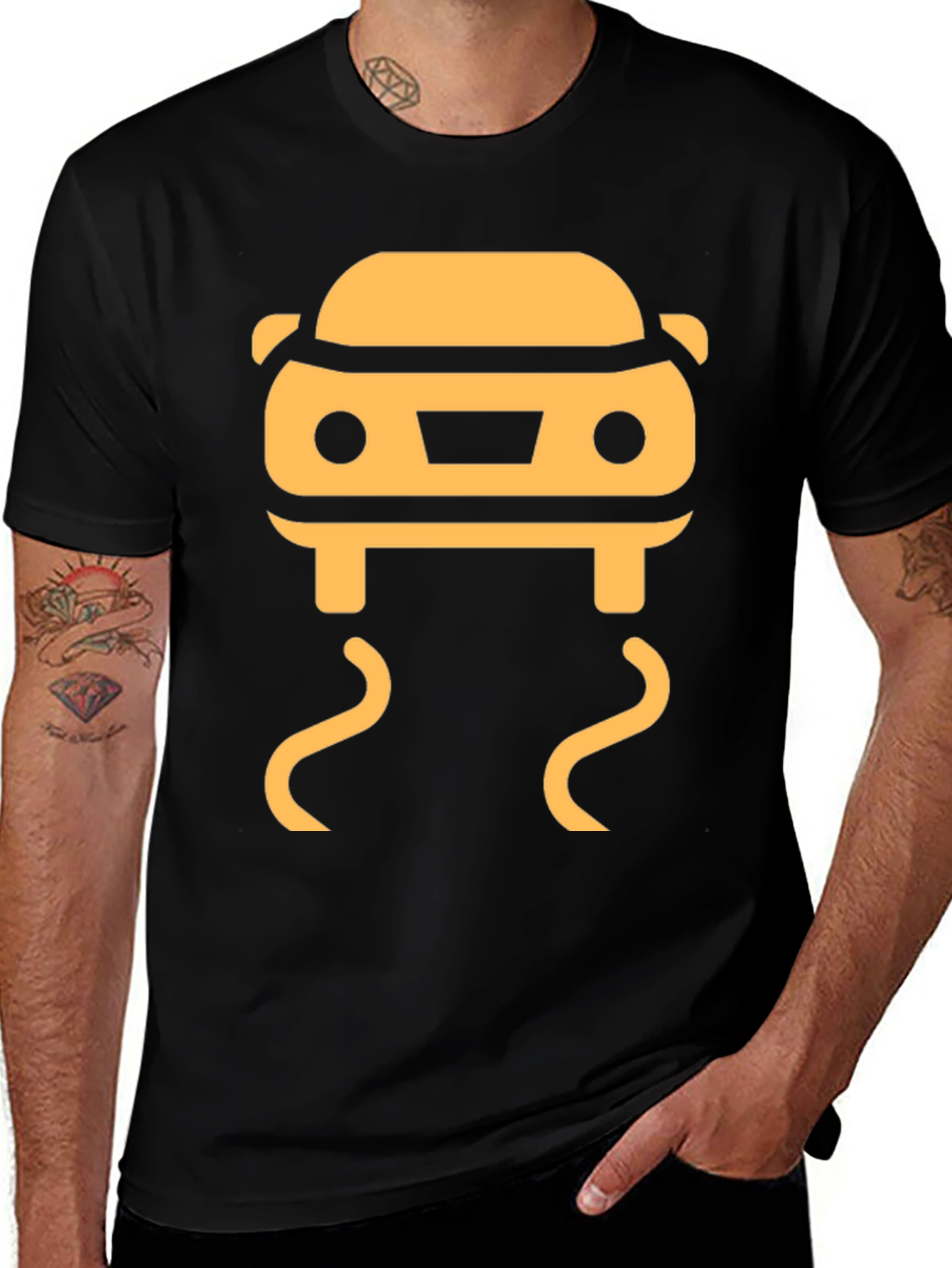 Slippery When Wet Car T-Shirt - Funny Driving Tee