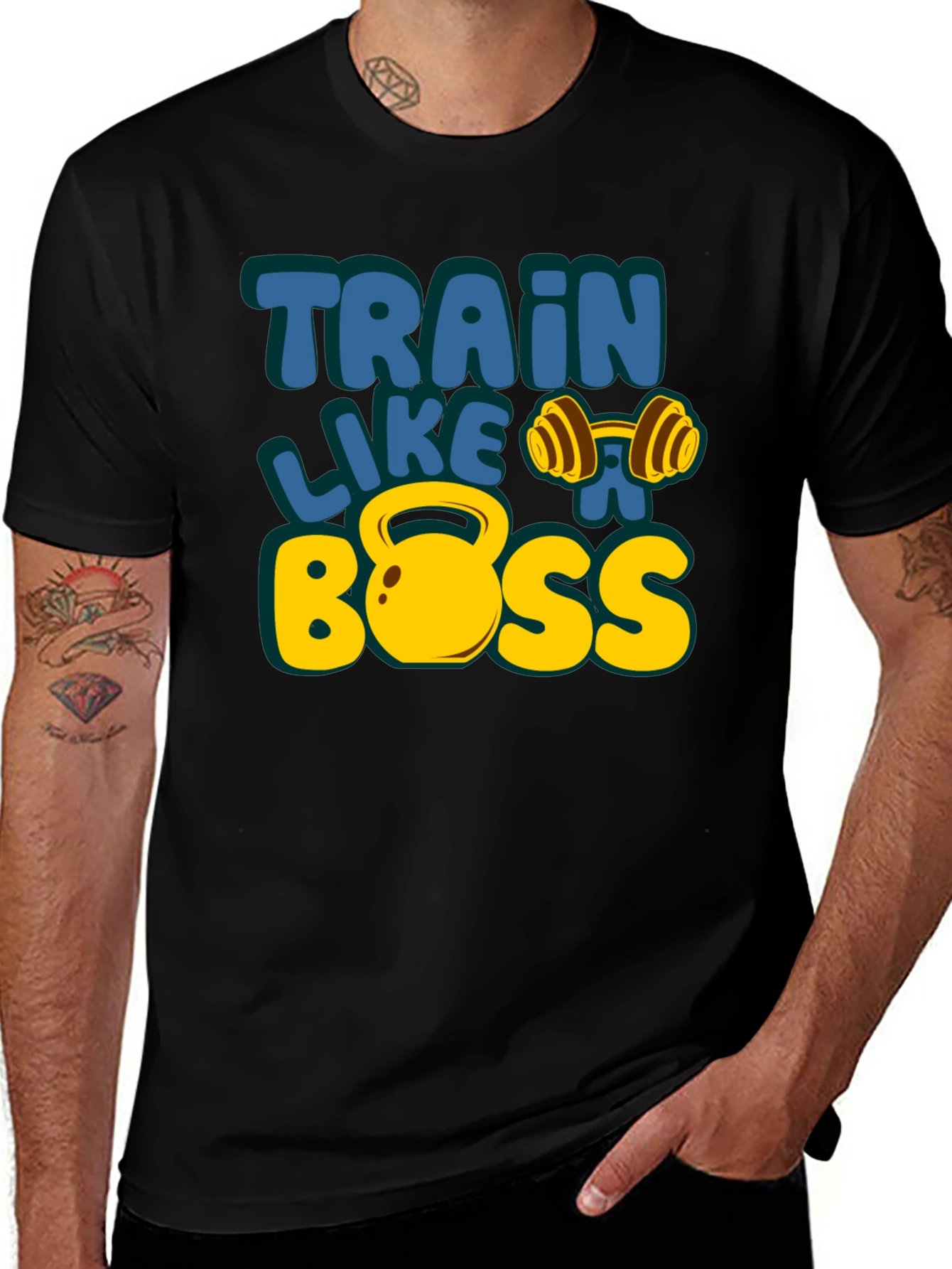 Variant 22 of Train Like A Boss Graphic T-Shirt