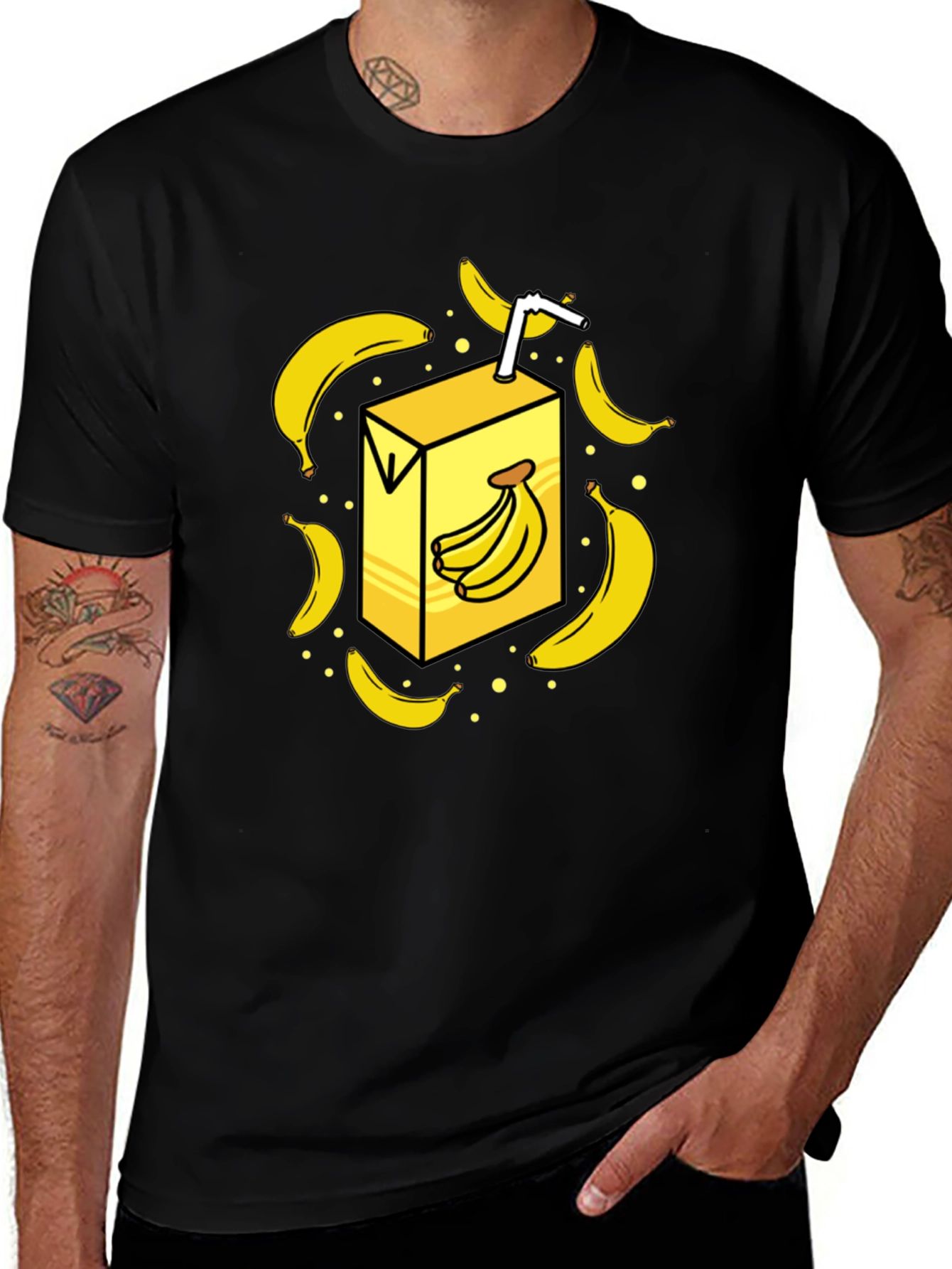 Variant 13 of Banana Juice T-Shirt - Quirky Fruit Tee