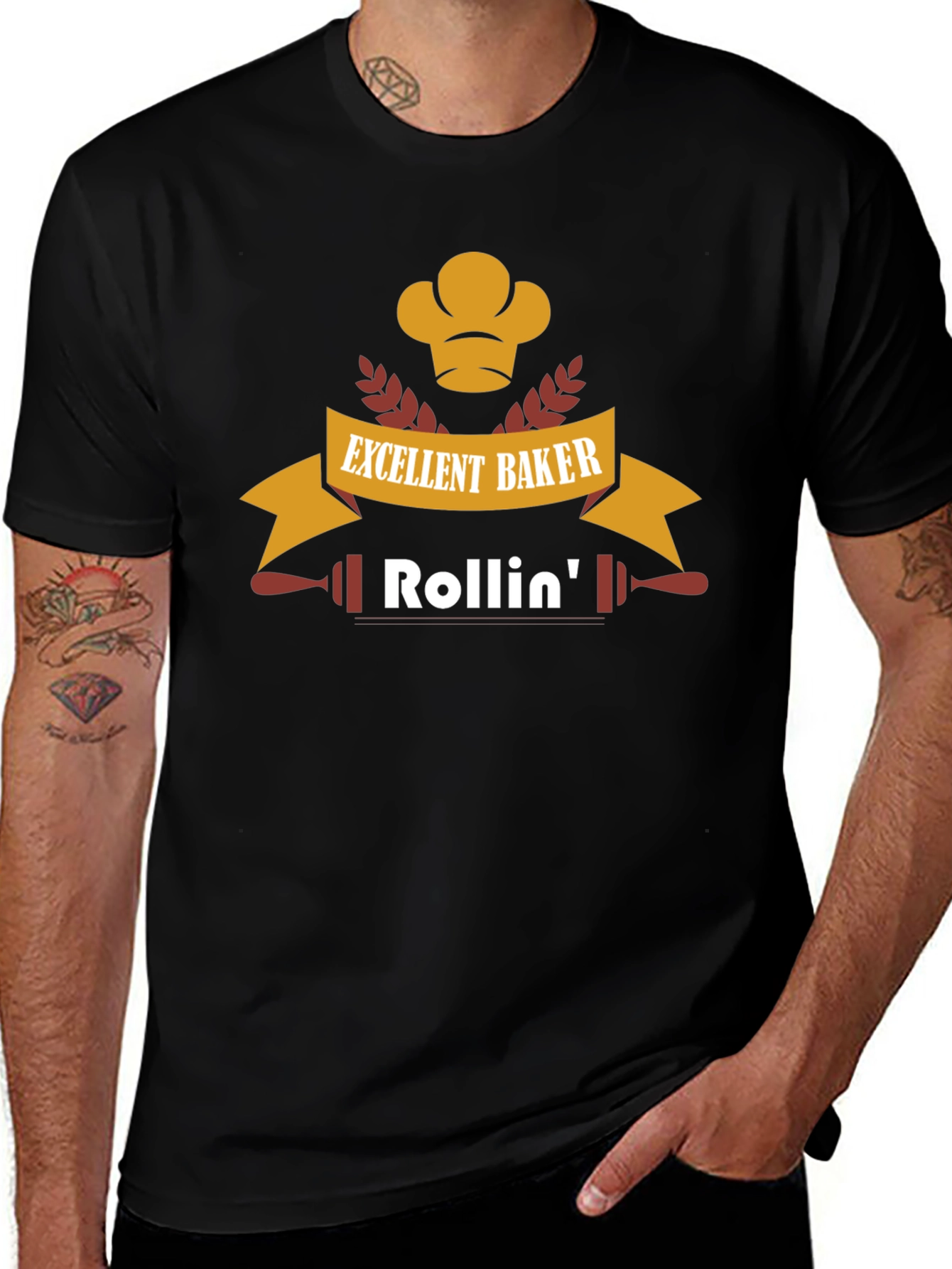 Variant 28 of Excellent Baker Rollin' T-Shirt