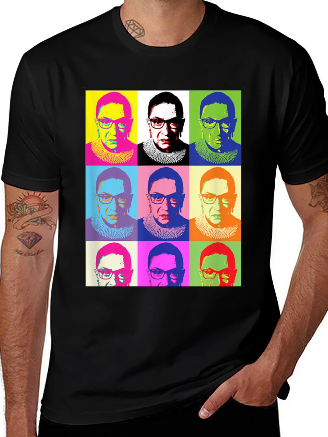 Ruth Bader Ginsburg Pop Art T-Shirt