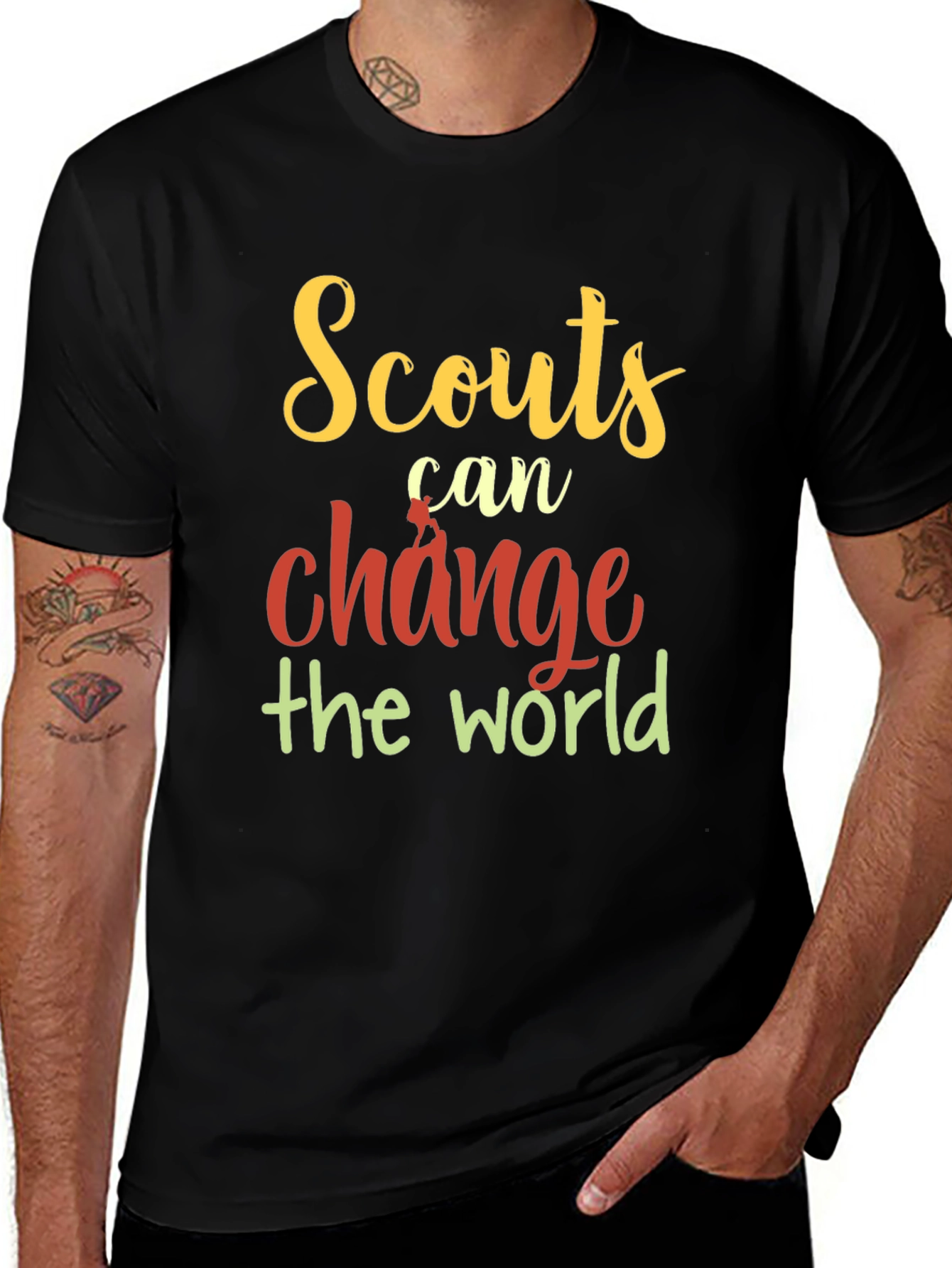 Variant 19 of Scouts Can Change the World Graphic Tee