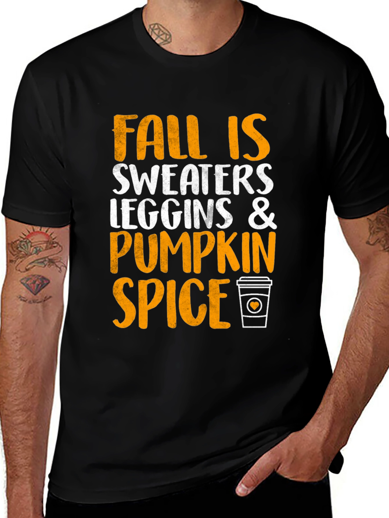 Fall Sweaters & Pumpkin Spice T-Shirt