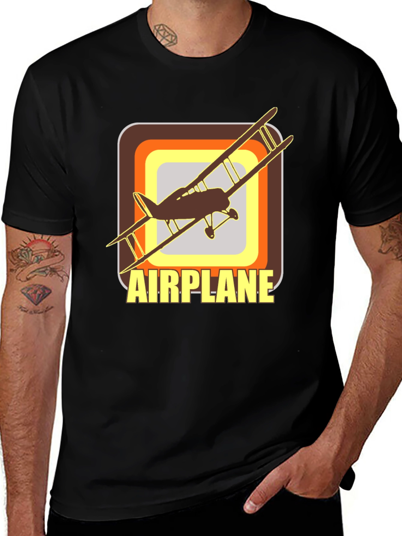 Variant 30 of Retro Airplane Graphic T-Shirt | Vintage Style