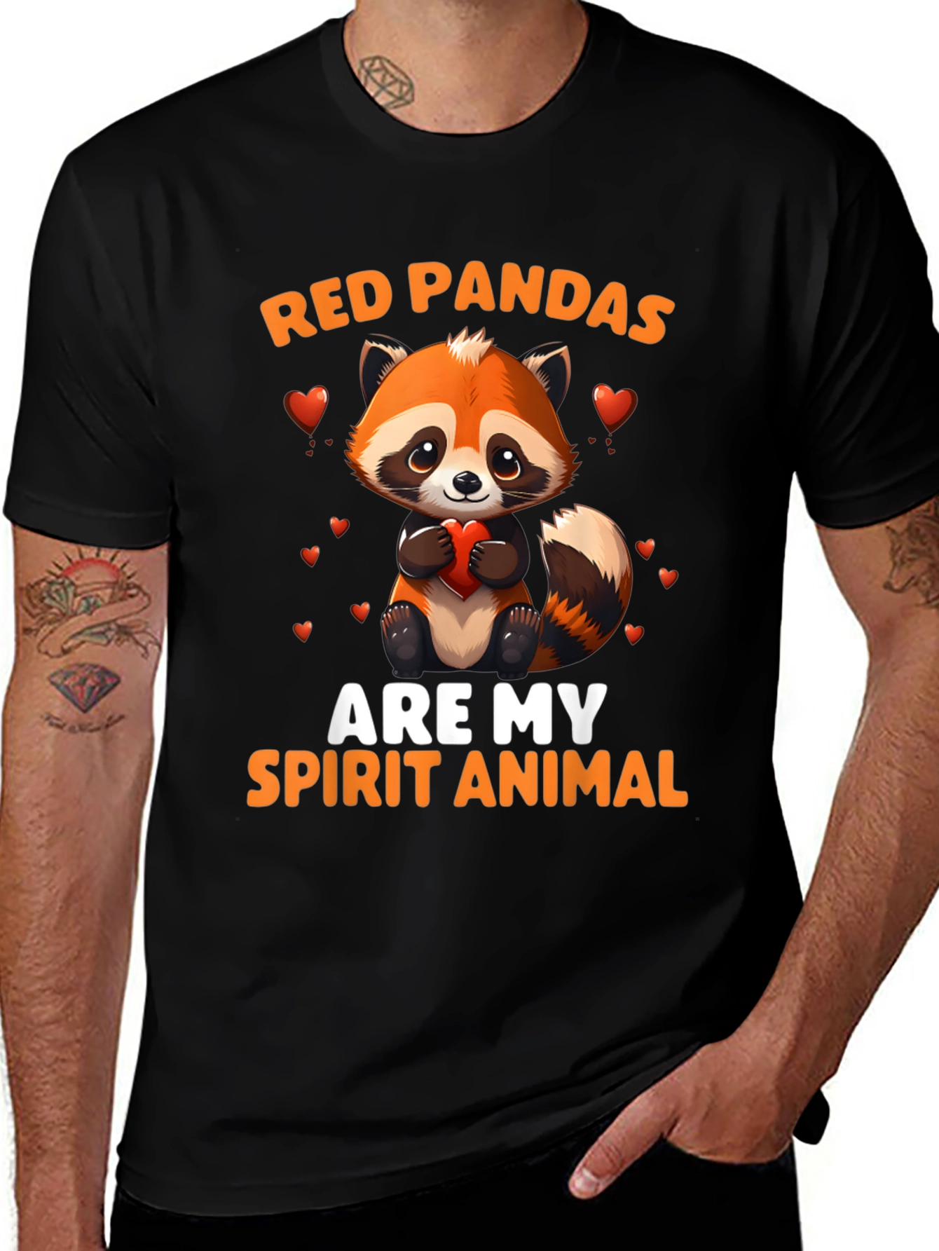 Variant 12 of Red Panda Spirit Animal T-Shirt - Cute Graphic Tee