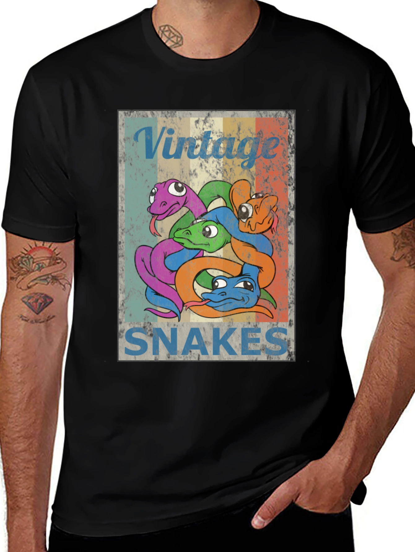 Variant 22 of Vintage Snakes Graphic T-Shirt