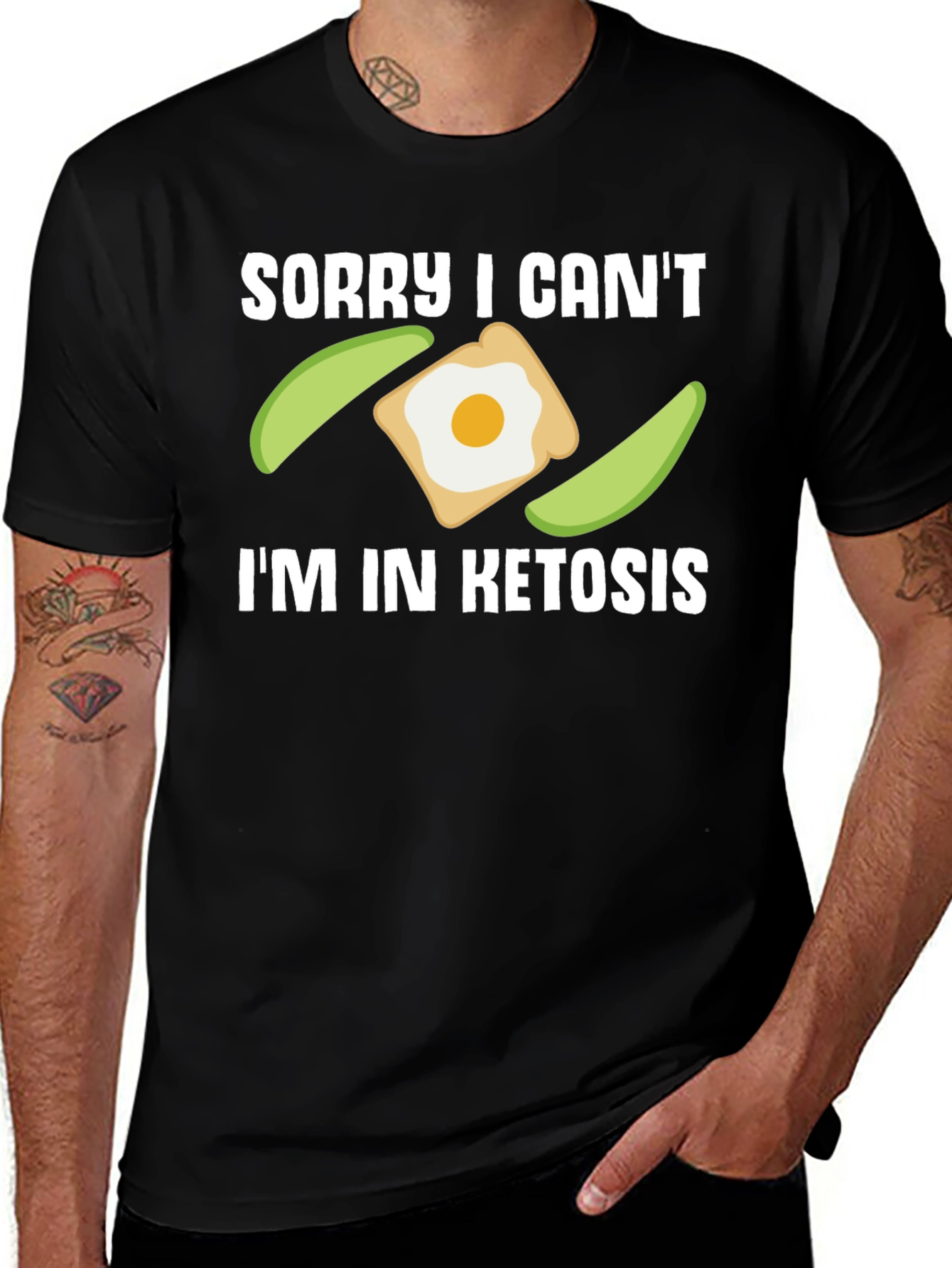 Variant 7 of Sorry I Can't, I'm In Ketosis T-Shirt - Keto Diet Apparel