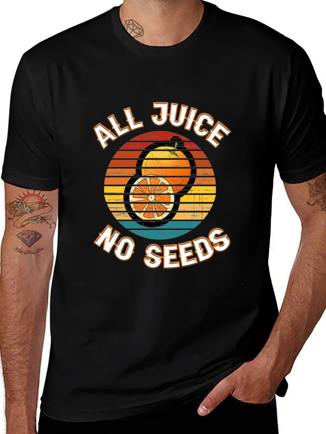 Variant 4 of All Juice No Seeds Graphic Tee