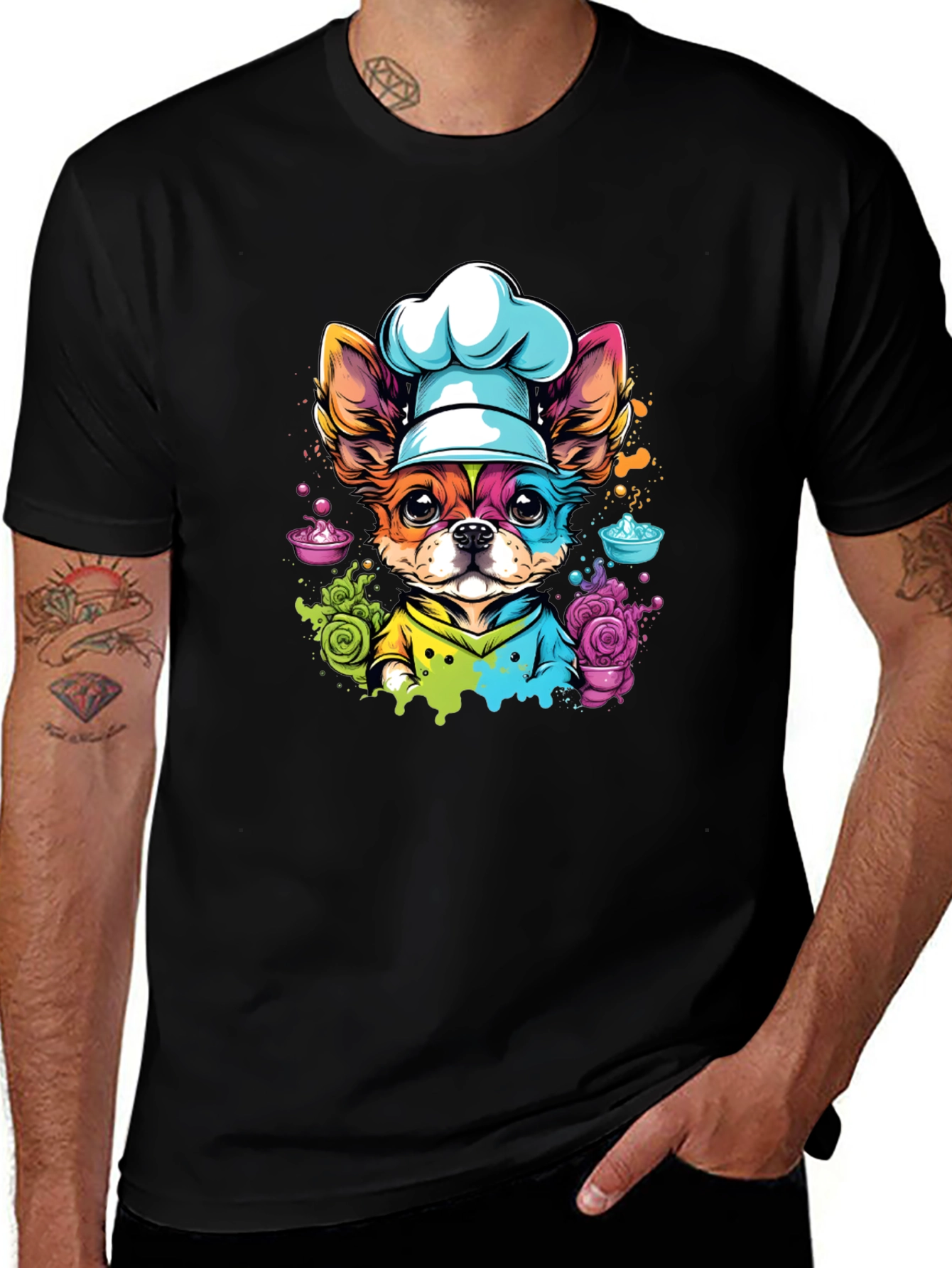 Variant 30 of Chef Dog Graphic T-Shirt - Cute & Unique