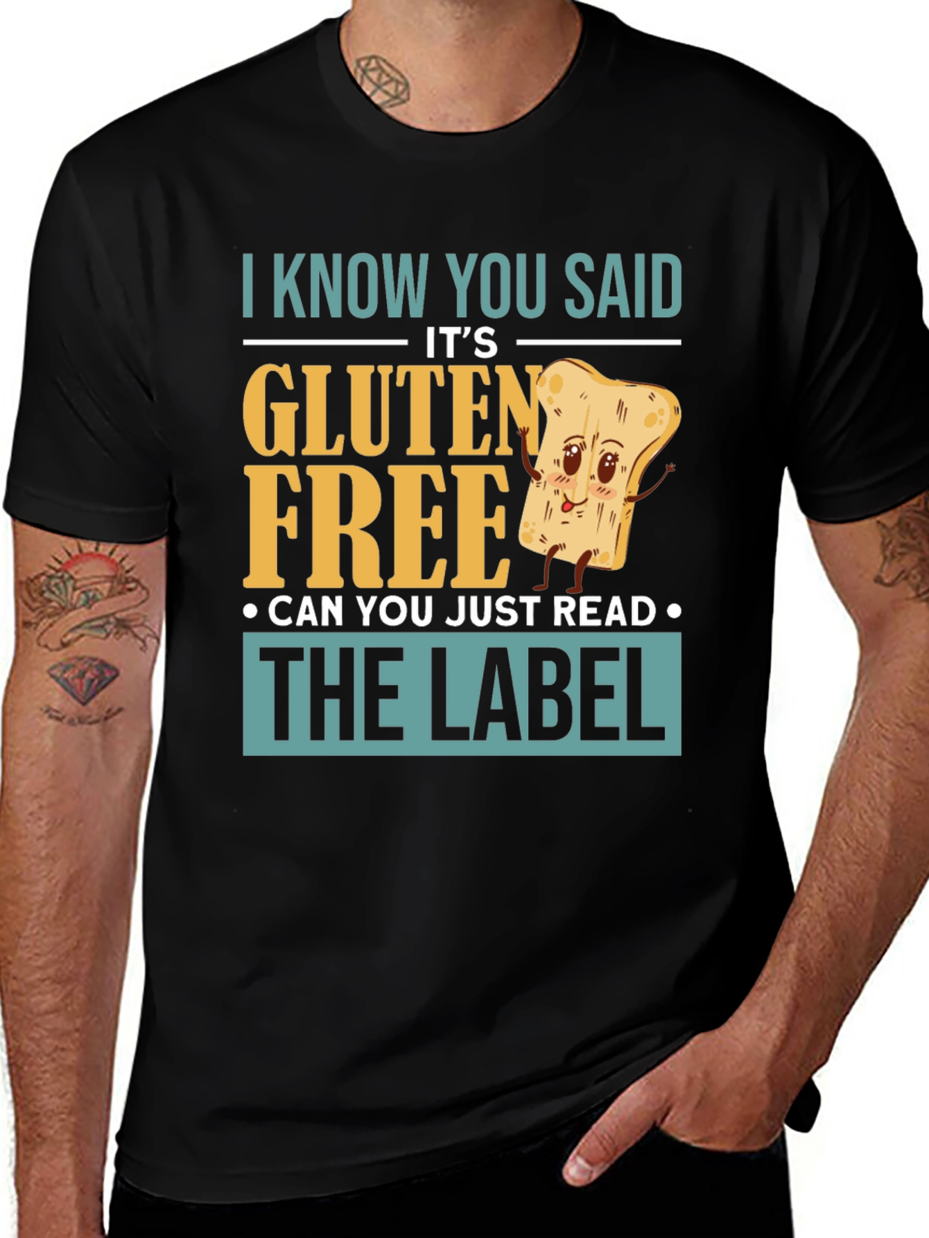 Gluten Free T-Shirt - Read the Label