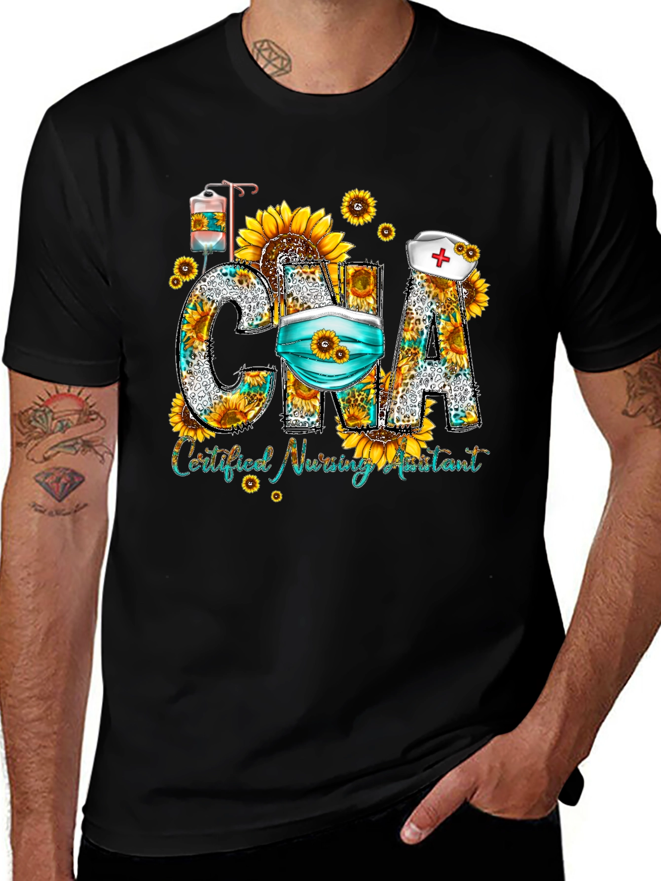 CNA Sunflower Graphic T-Shirt