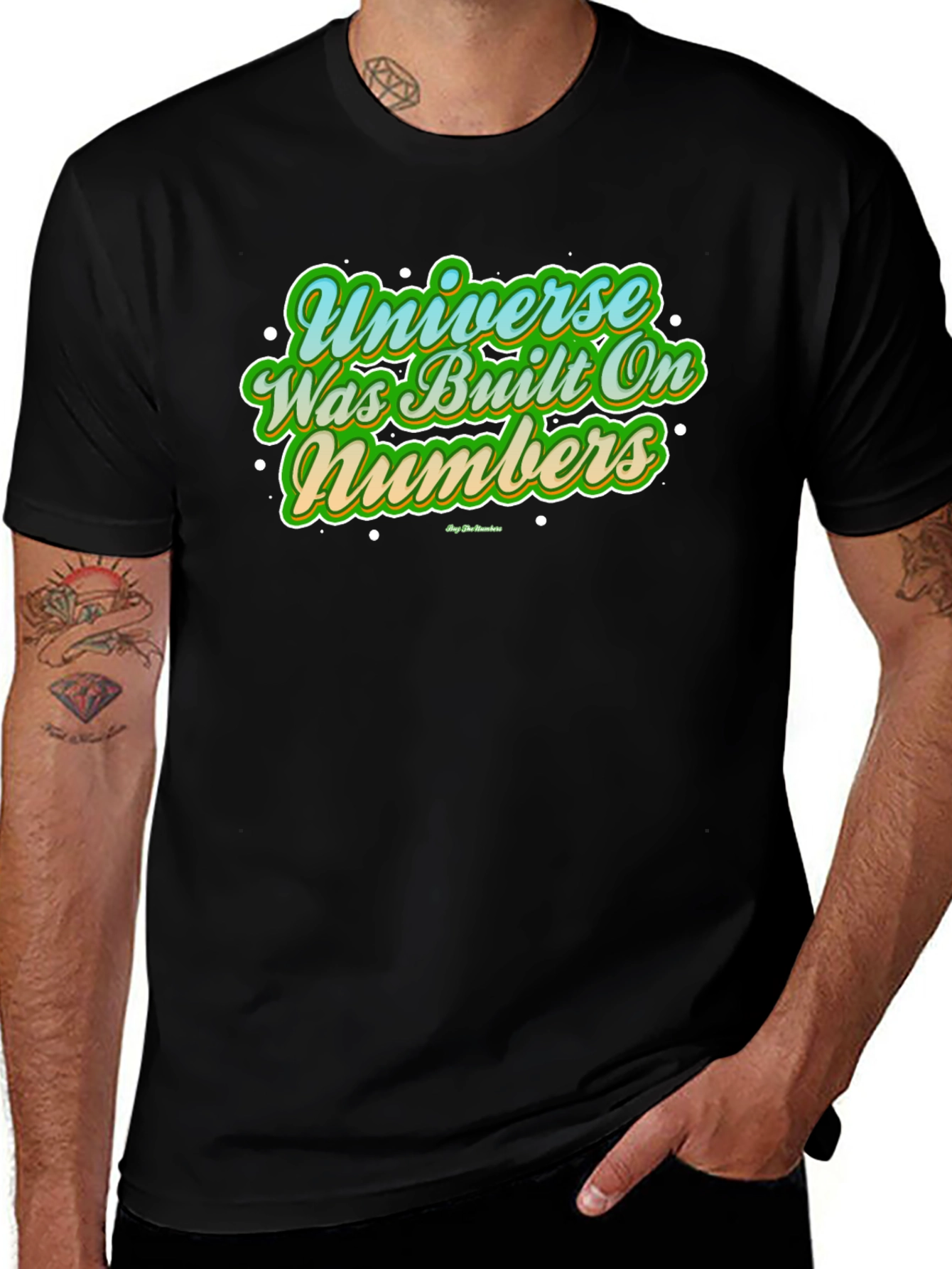 Universe Numbers Graphic T-Shirt - Stylish Comfort