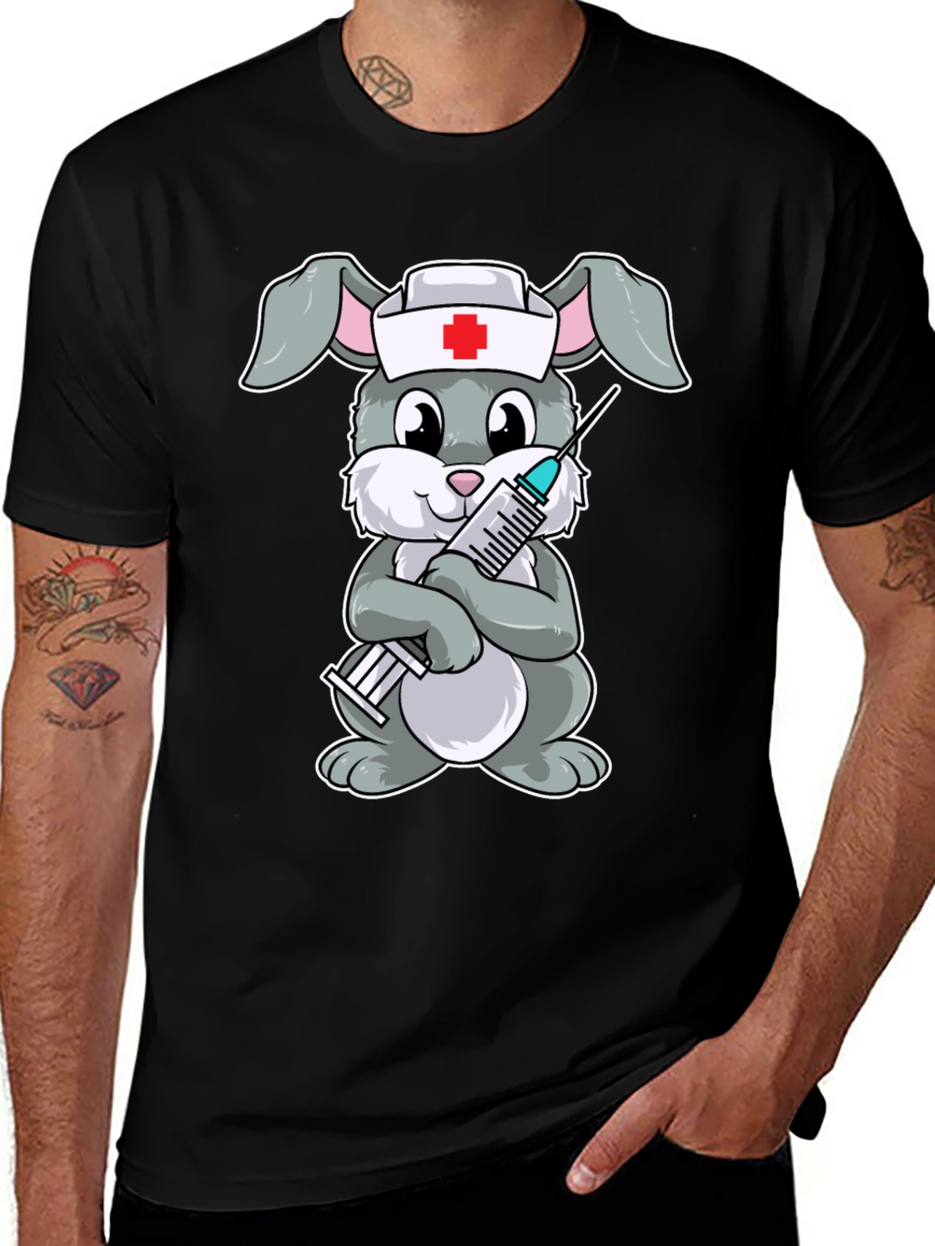 Variant 7 of Nurse Bunny Graphic T-Shirt