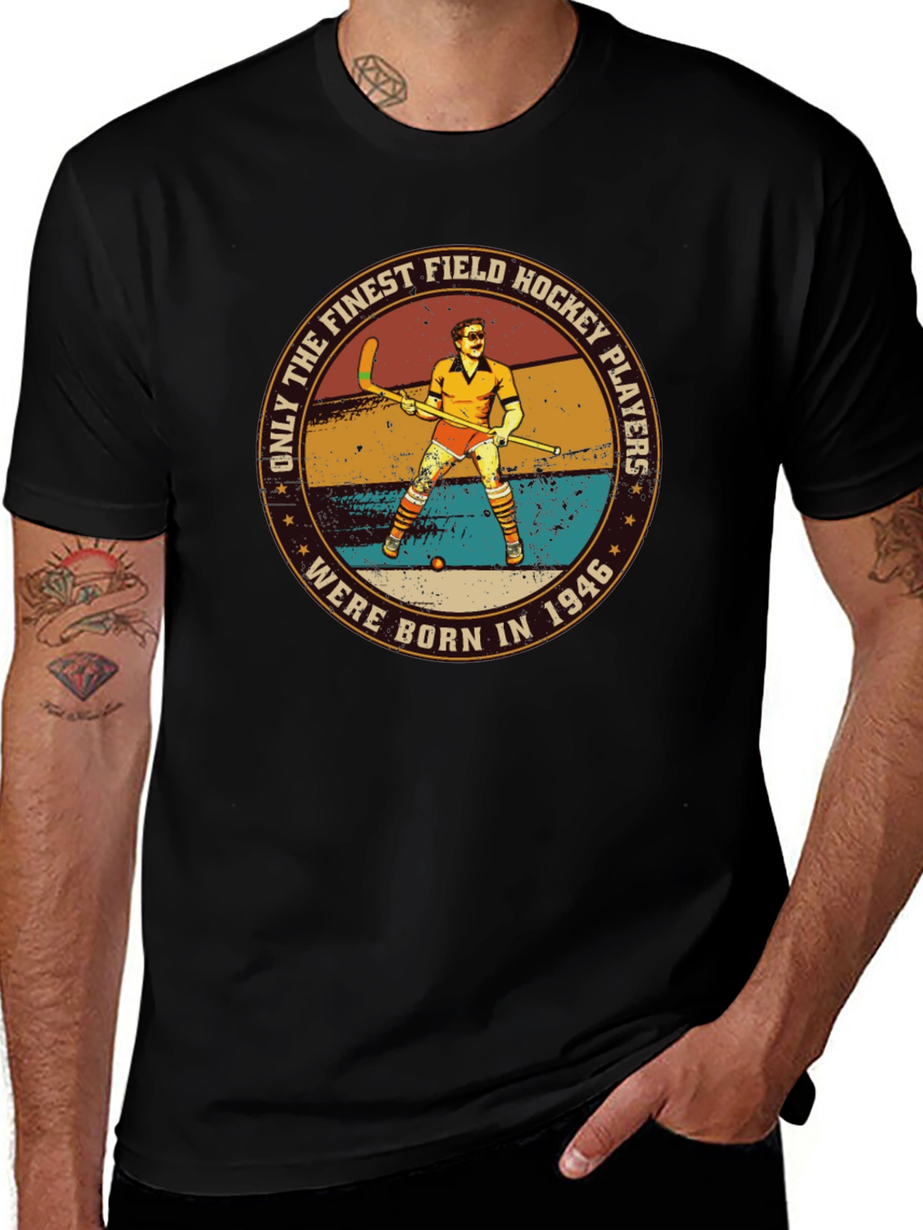 Variant 15 of Field Hockey Players Born in 1946 T-Shirt