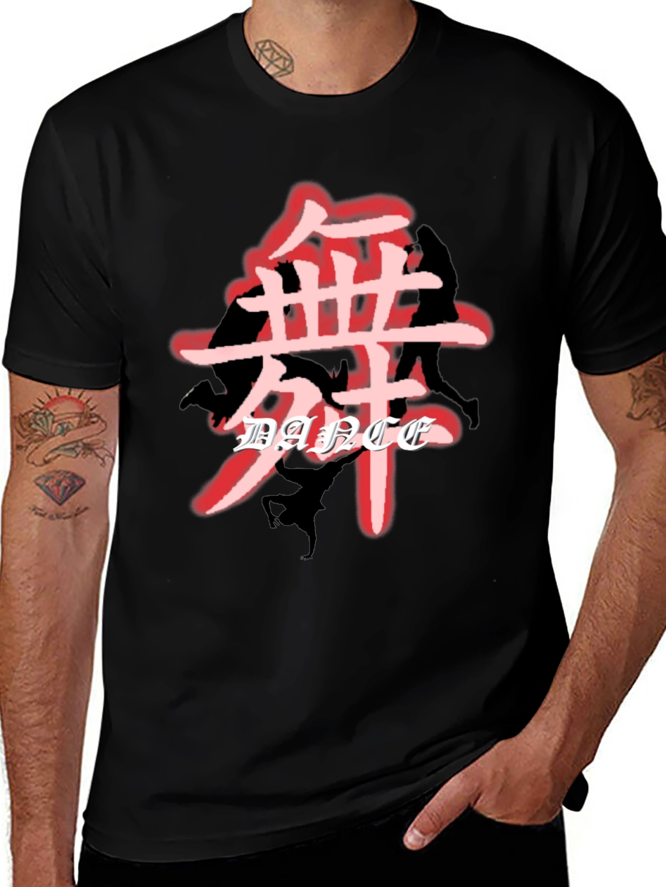 Variant 2 of Dance Kanji Graphic Tee - Streetwear Fashion