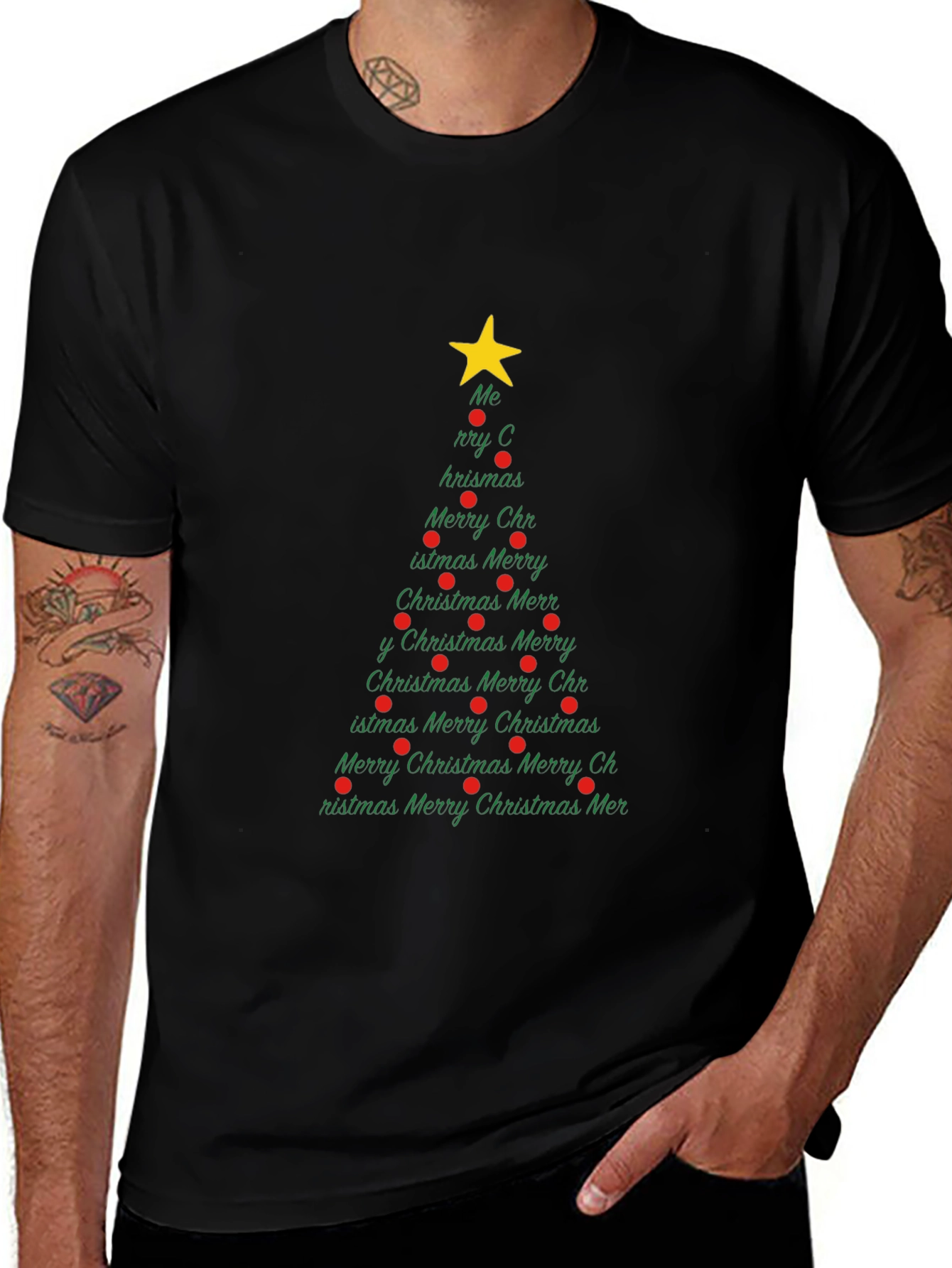Merry Christmas Tree T-Shirt