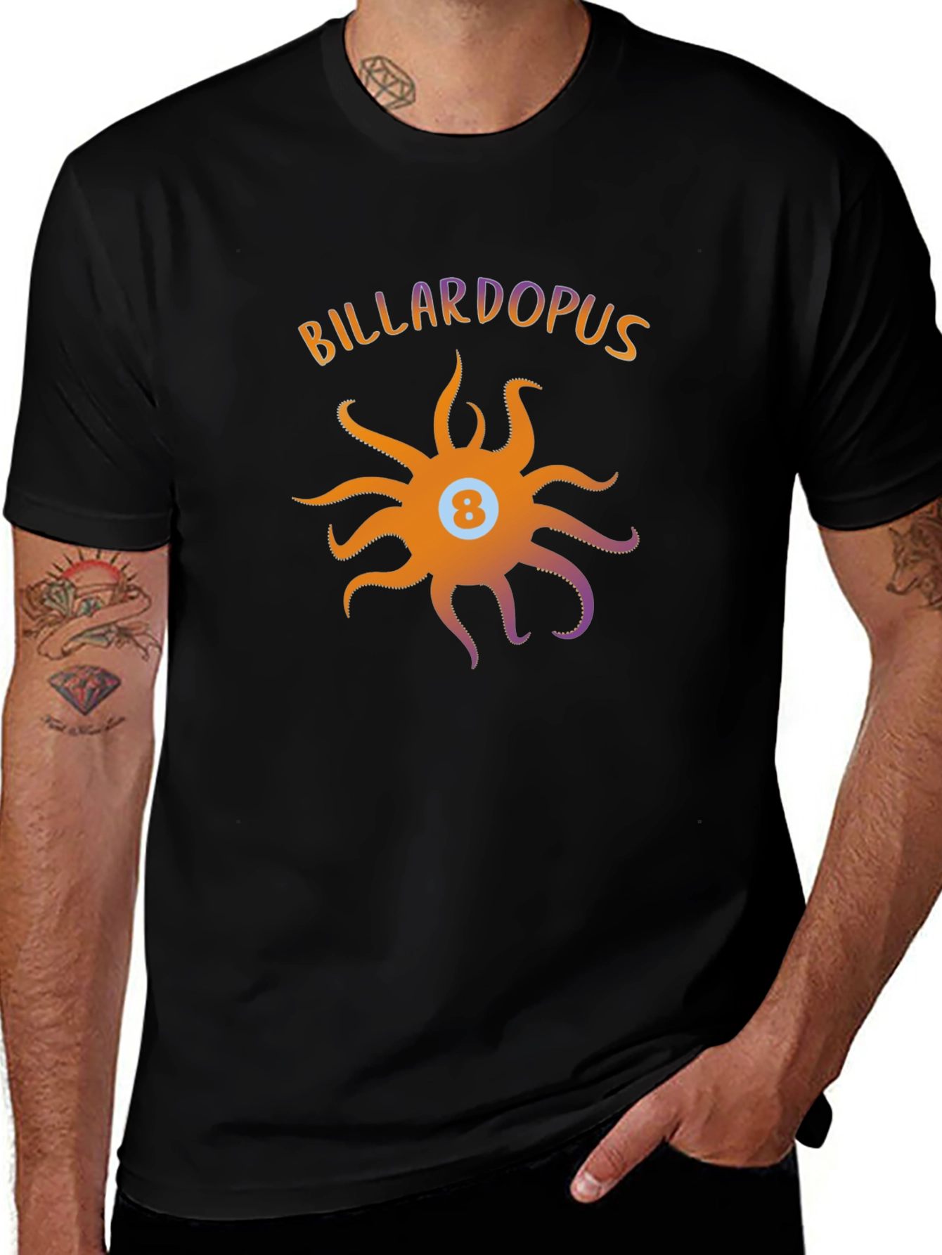 Billardopus Octopus Billiards T-Shirt