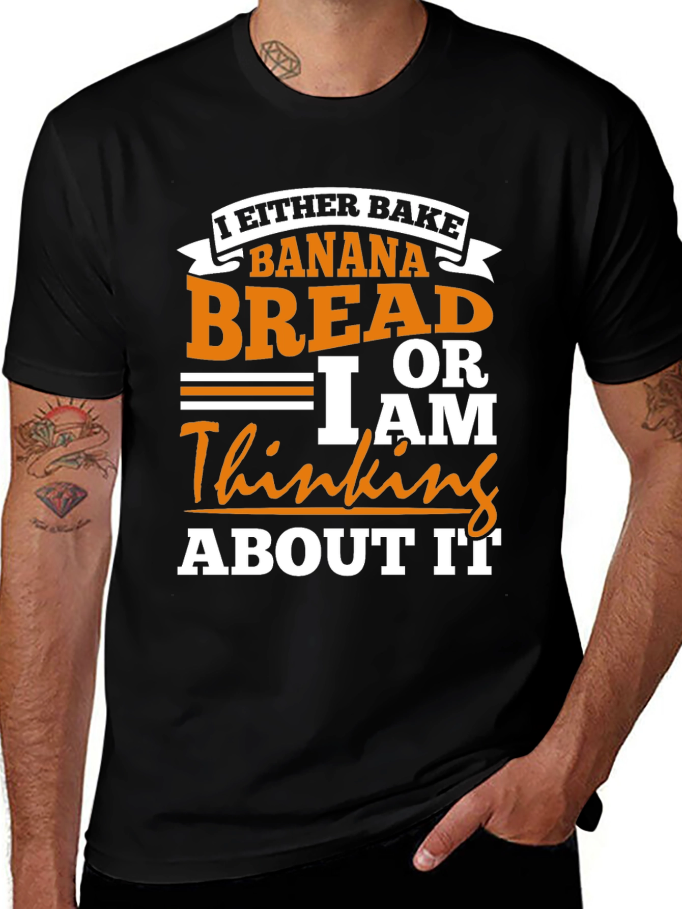 Variant 20 of Banana Bread Baker T-Shirt, Funny Baking Tee
