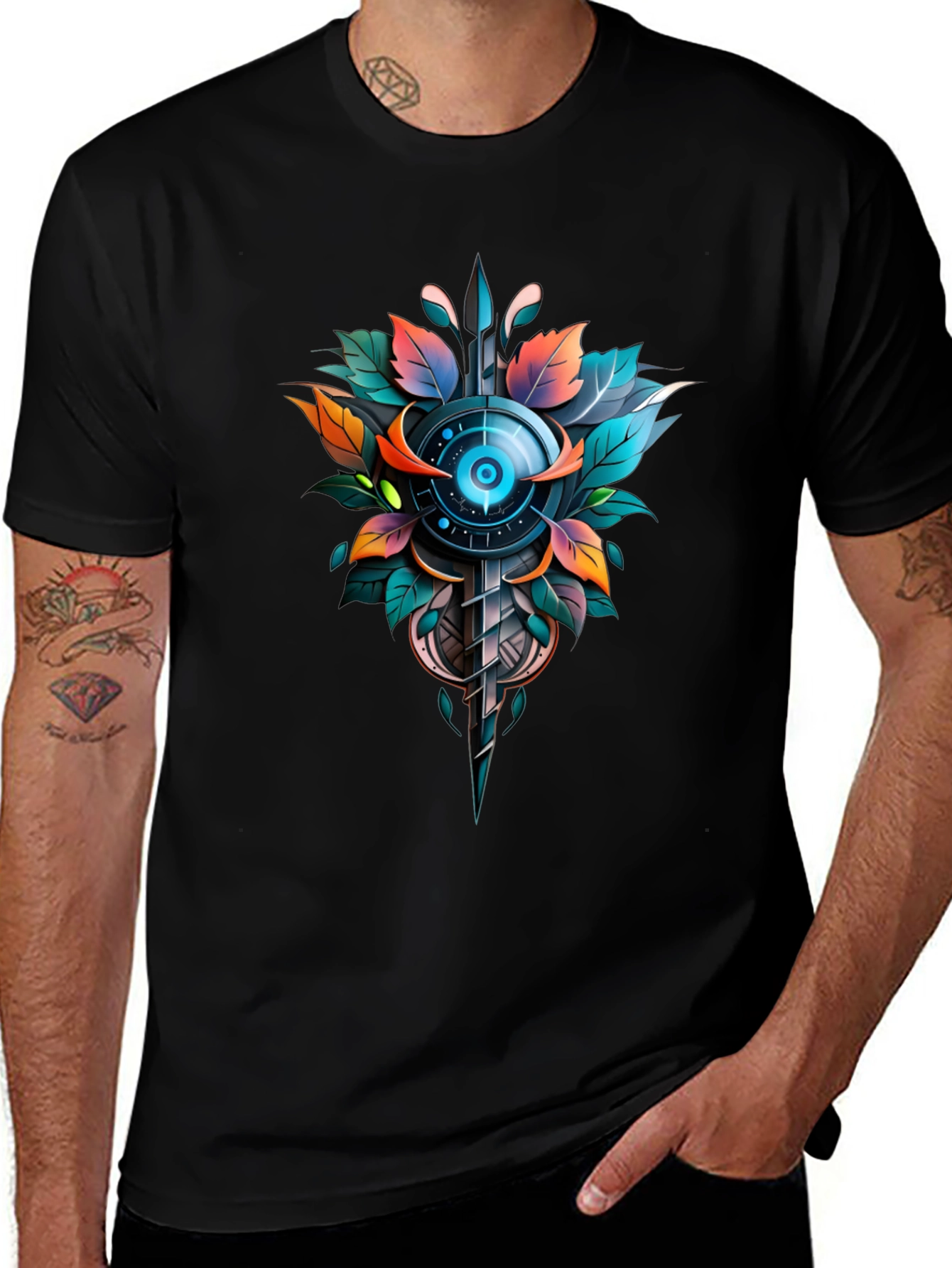 Mystic Eye T-Shirt - Vibrant Graphic Tee