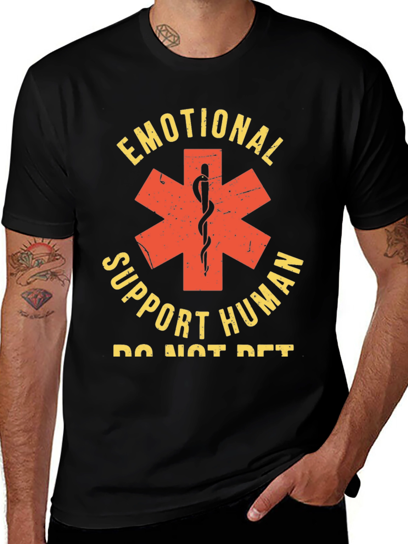 Emotional Support Human Graphic Tee