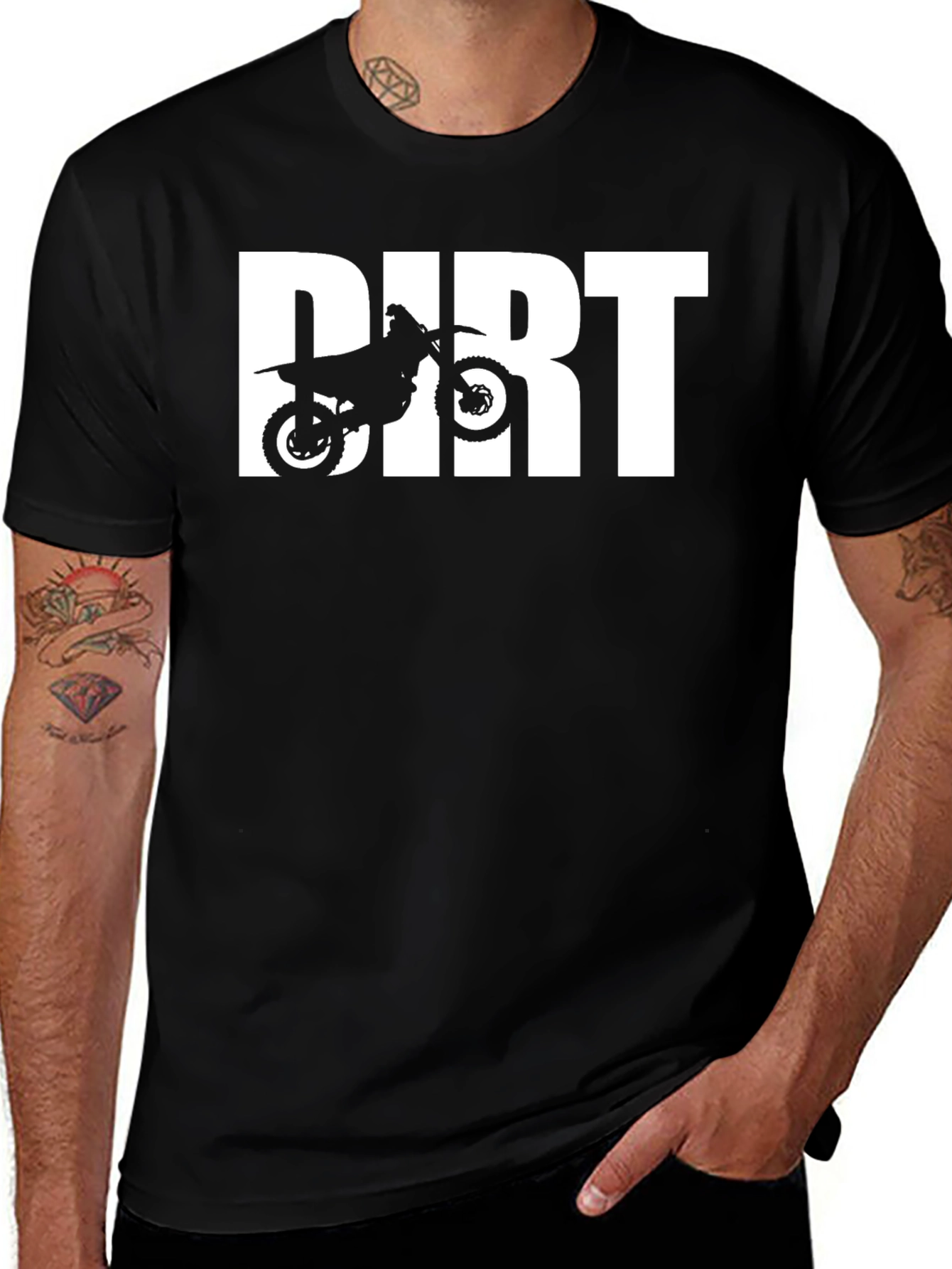 Variant 9 of Dirt Bike Graphic Tee - Motocross Enthusiast Apparel