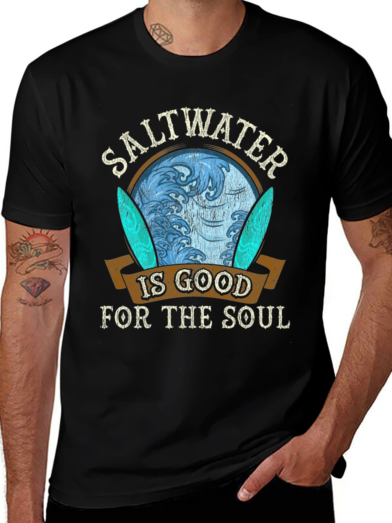 Variant 5 of Saltwater is Good for the Soul Graphic T-Shirt