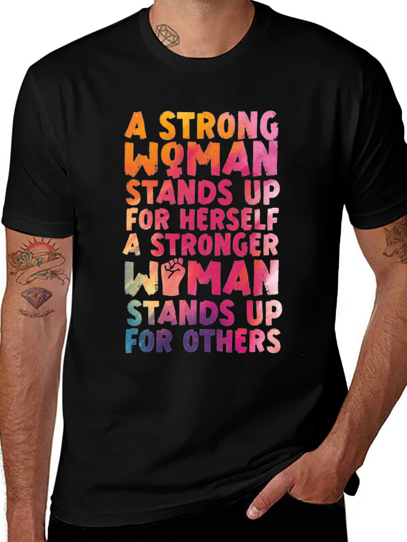 Variant 13 of Strong Woman Graphic Tee