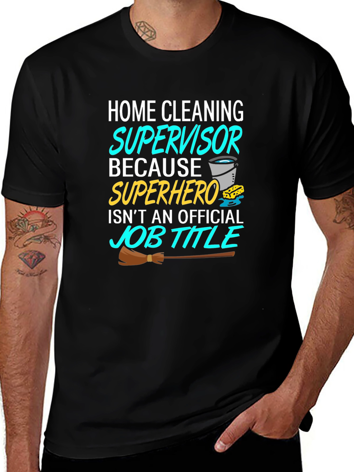 Variant 13 of Home Cleaning Supervisor T-Shirt