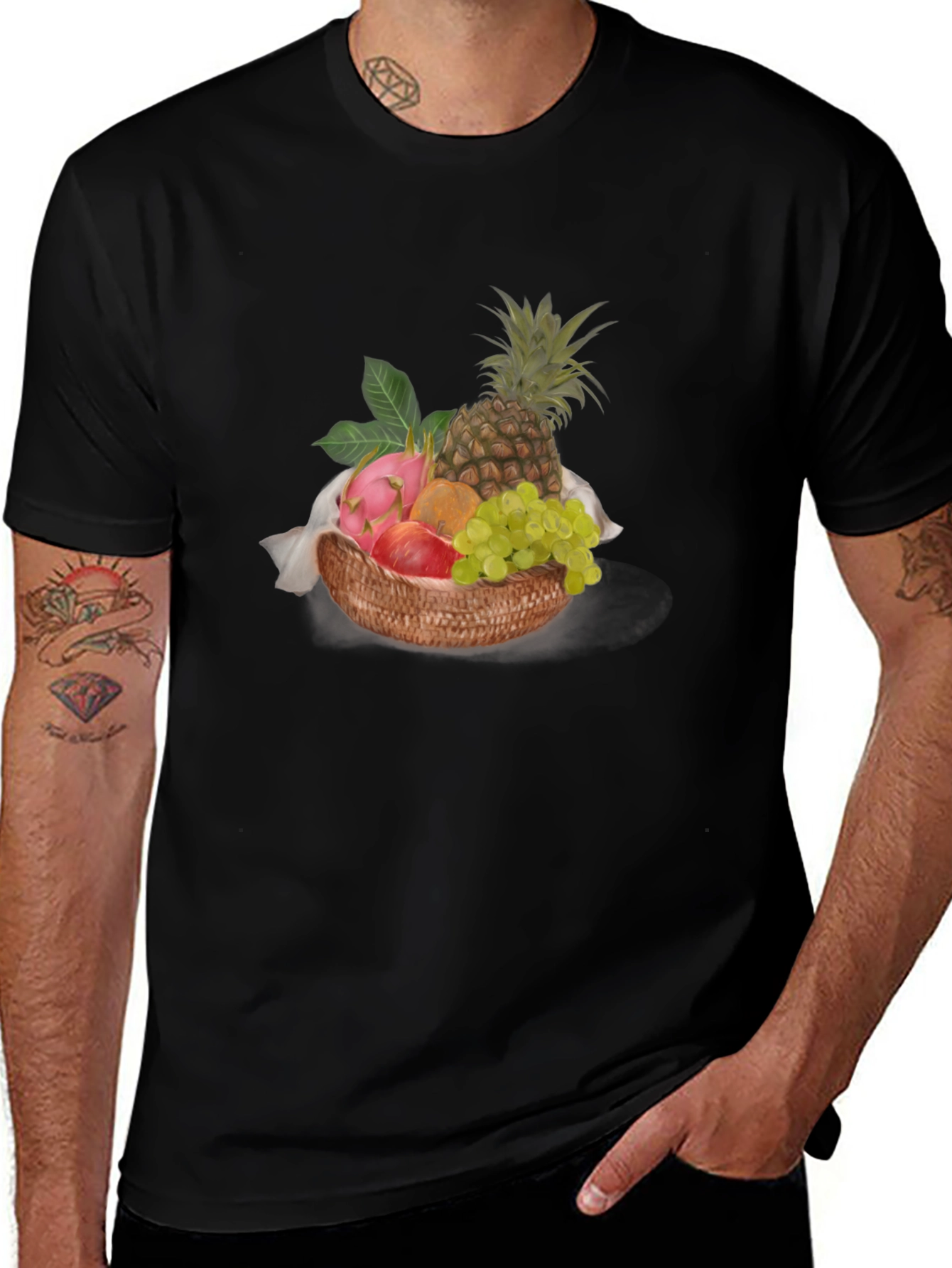 Variant 24 of Fruit Basket Graphic Tee - Stylish Casual Wear