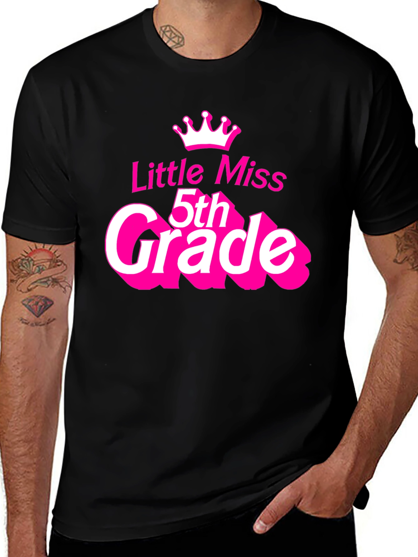 Little Miss 5th Grade T-Shirt