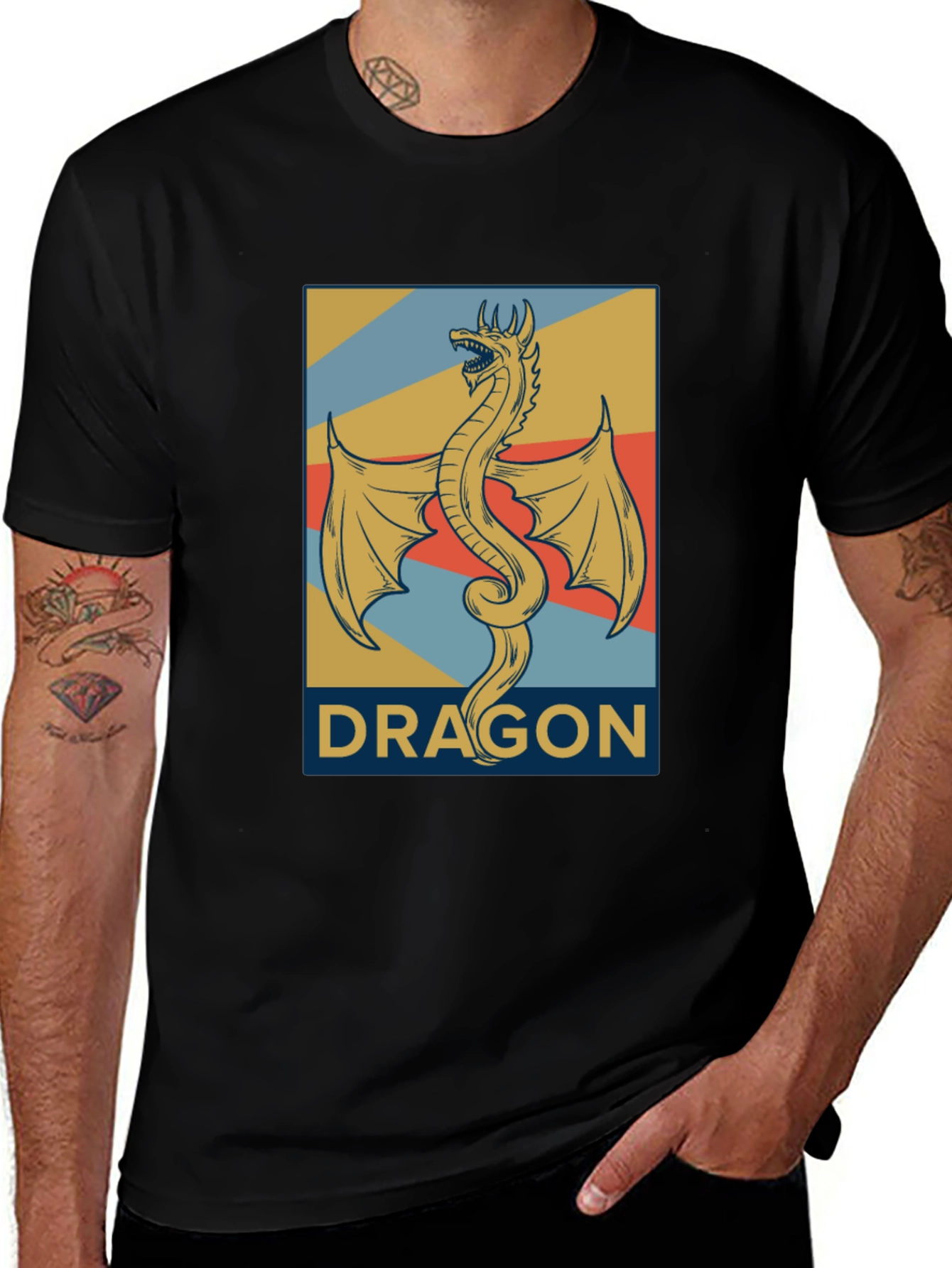 Dragon T-Shirt: Retro Graphic Tee