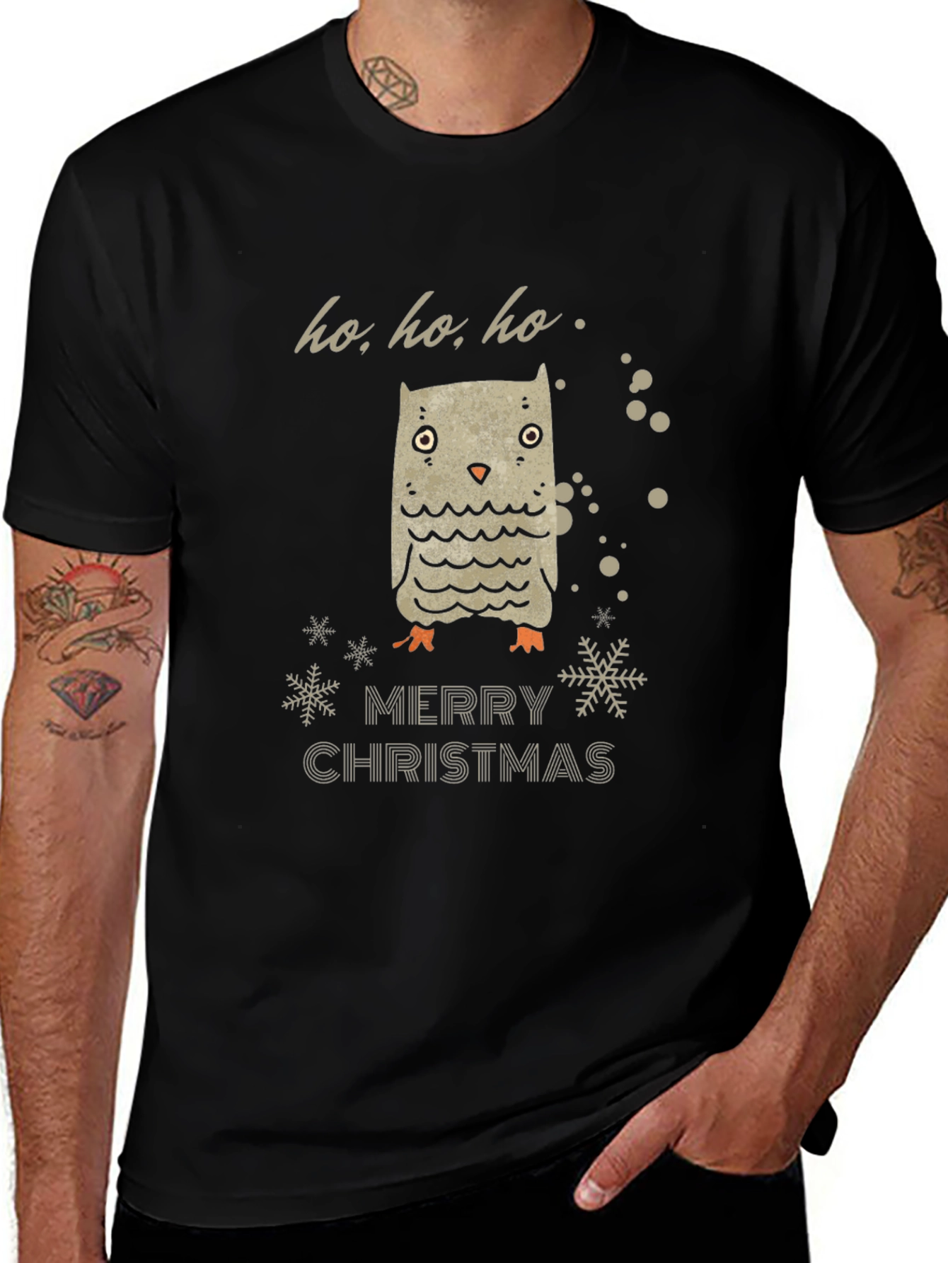 Variant 30 of Owl Merry Christmas T-Shirt